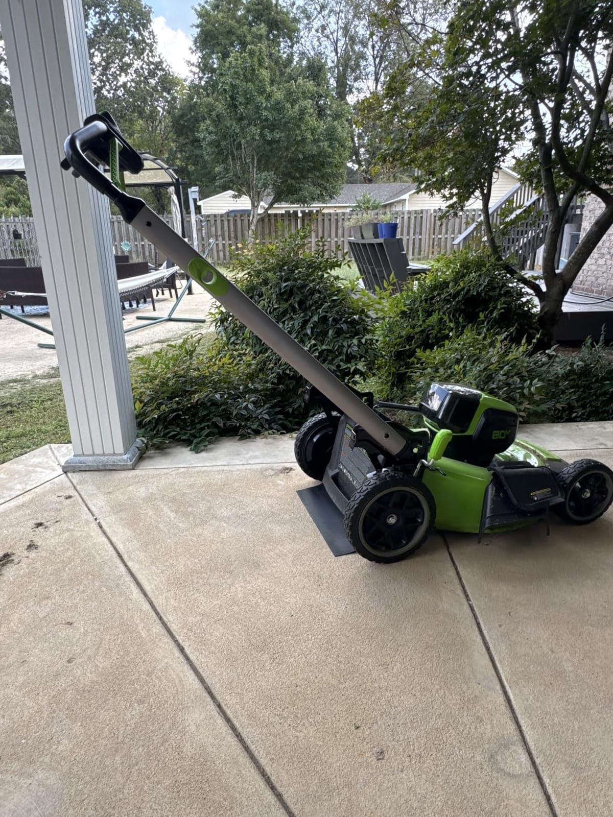 Greenworks 80V 21in Self-Propelled Lawn Mower, 4.0 Ah Battery and Charger customer photo 2