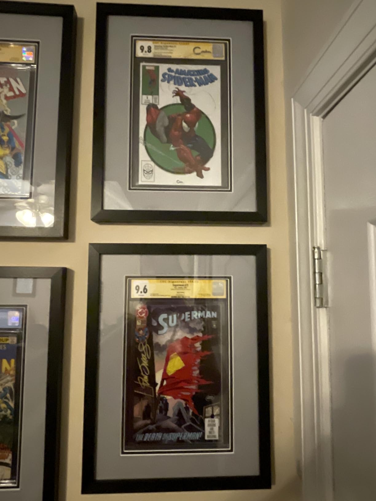 Single Graded Comic Book Frame | Black Moulding | UV Protected | Real Glass | Customized for Standard CGC Graded Comic Books (Single) customer photo 1