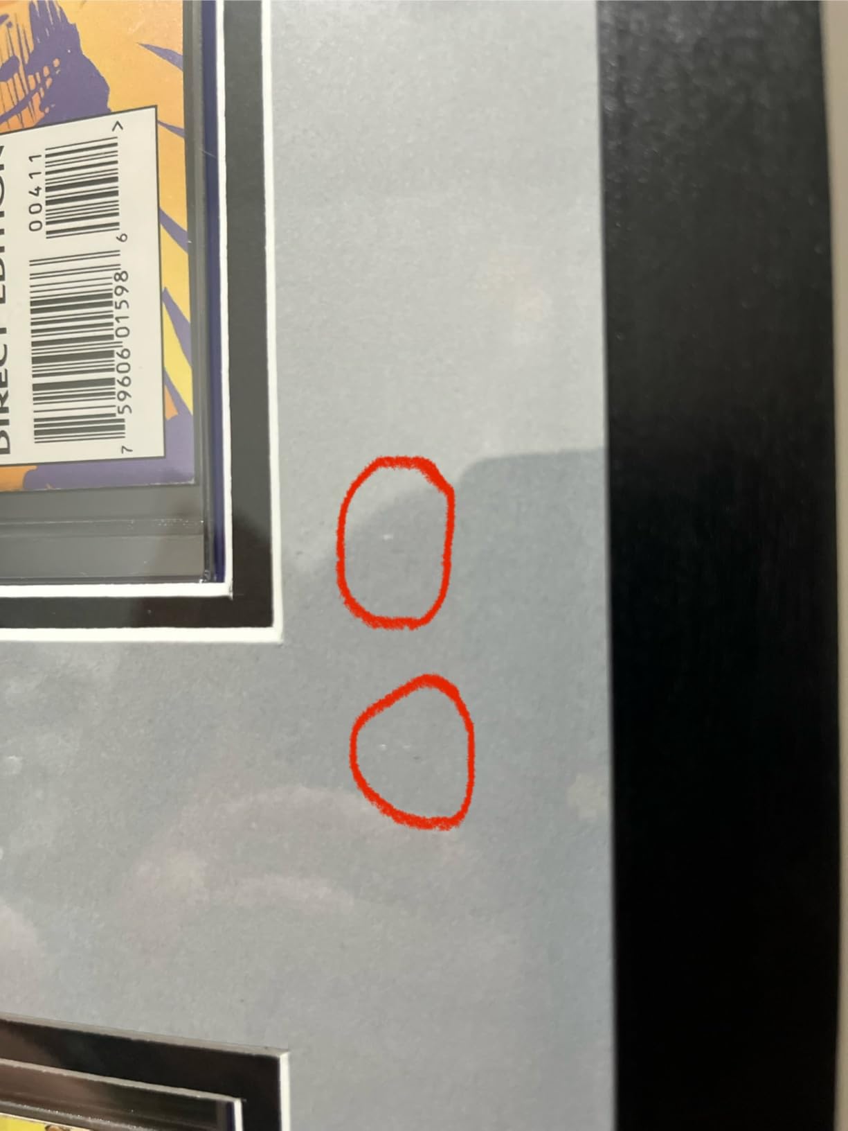 Single Graded Comic Book Frame | Black Moulding | UV Protected | Real Glass | Customized for Standard CGC Graded Comic Books (Single) customer photo 2