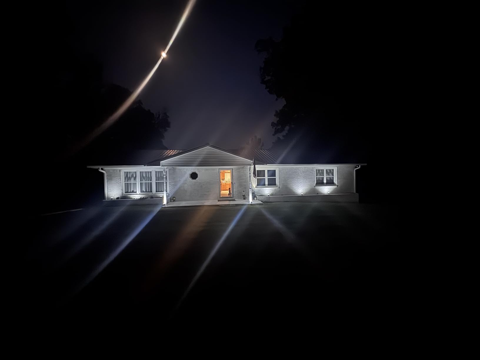 AUDERWIN Solar Spot Lights Outdoor Waterproof 4 Pack IP65, 63 LED 3 Lighting Modes Spotlights for Yard Garden House Garage Pathway customer photo 1