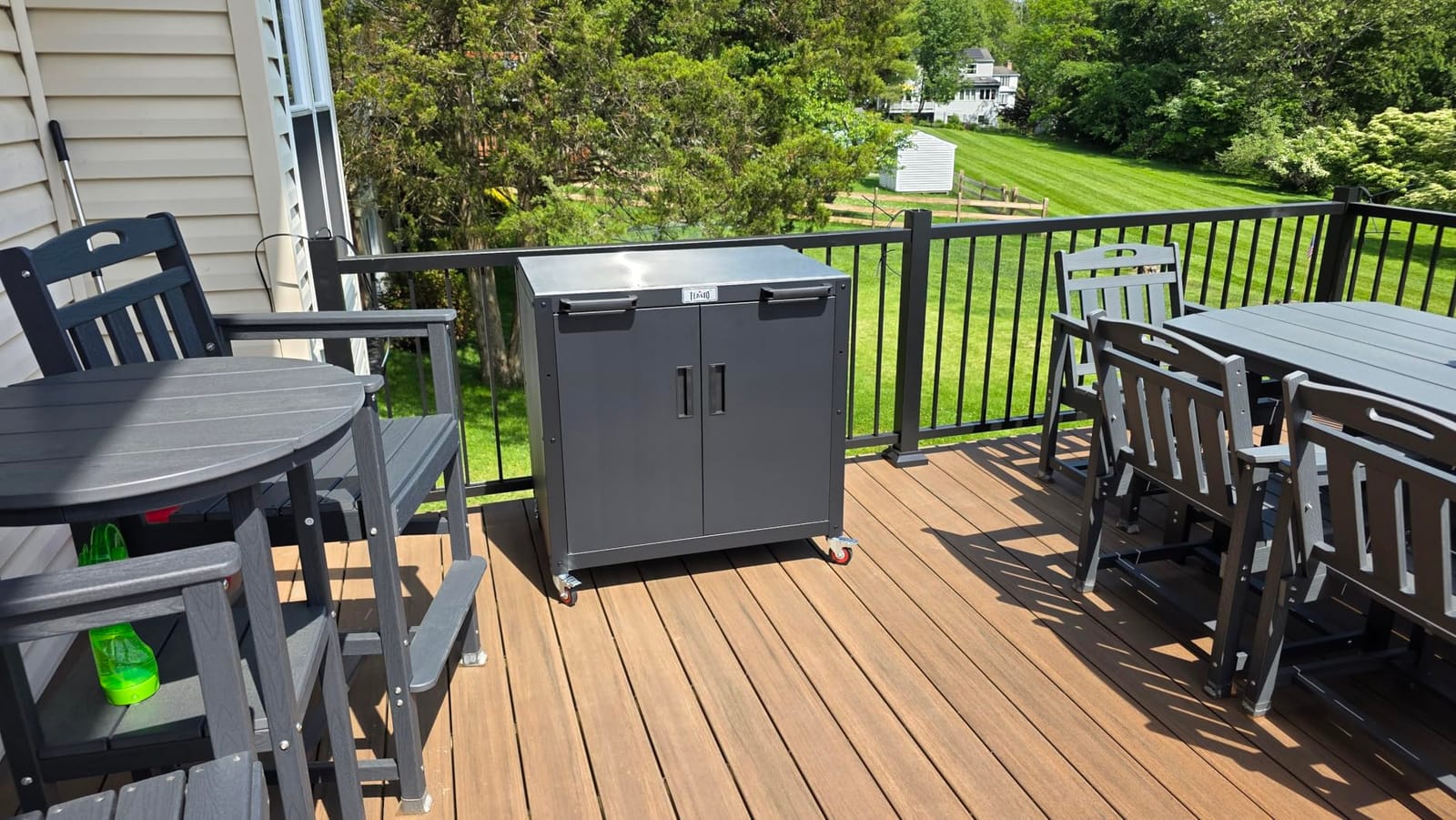 Feasto Modular Outdoor Kitchen Island with Storage and Stainless Steel Top | Stainless Steel Top for BBQ Food Prep, Storage Cabinet for Supplies, Modular Design for Outdoor Kitchen customer photo 1