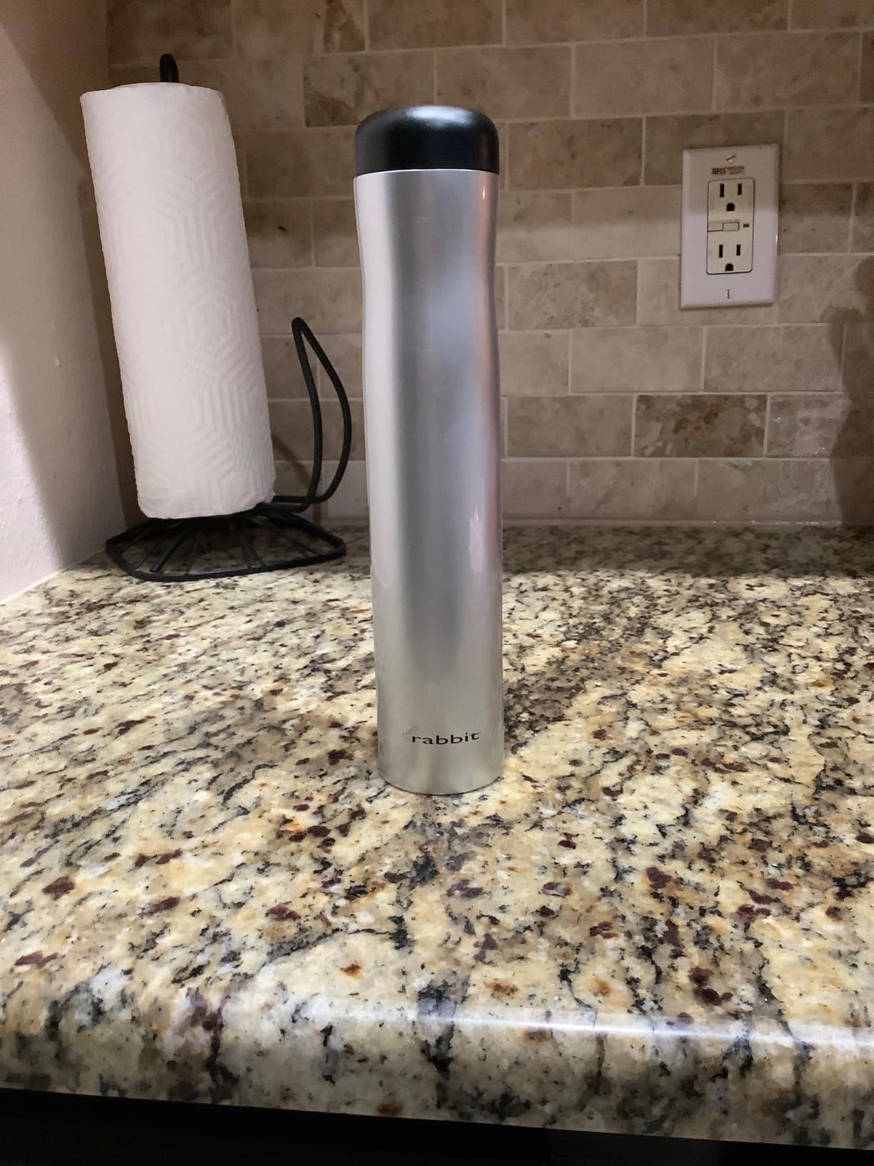 Rabbit Electric Wine Opener, Automatic Corkscrew with Built-In Foil Cutter, Removes Cork in Seconds, Gold customer photo 1