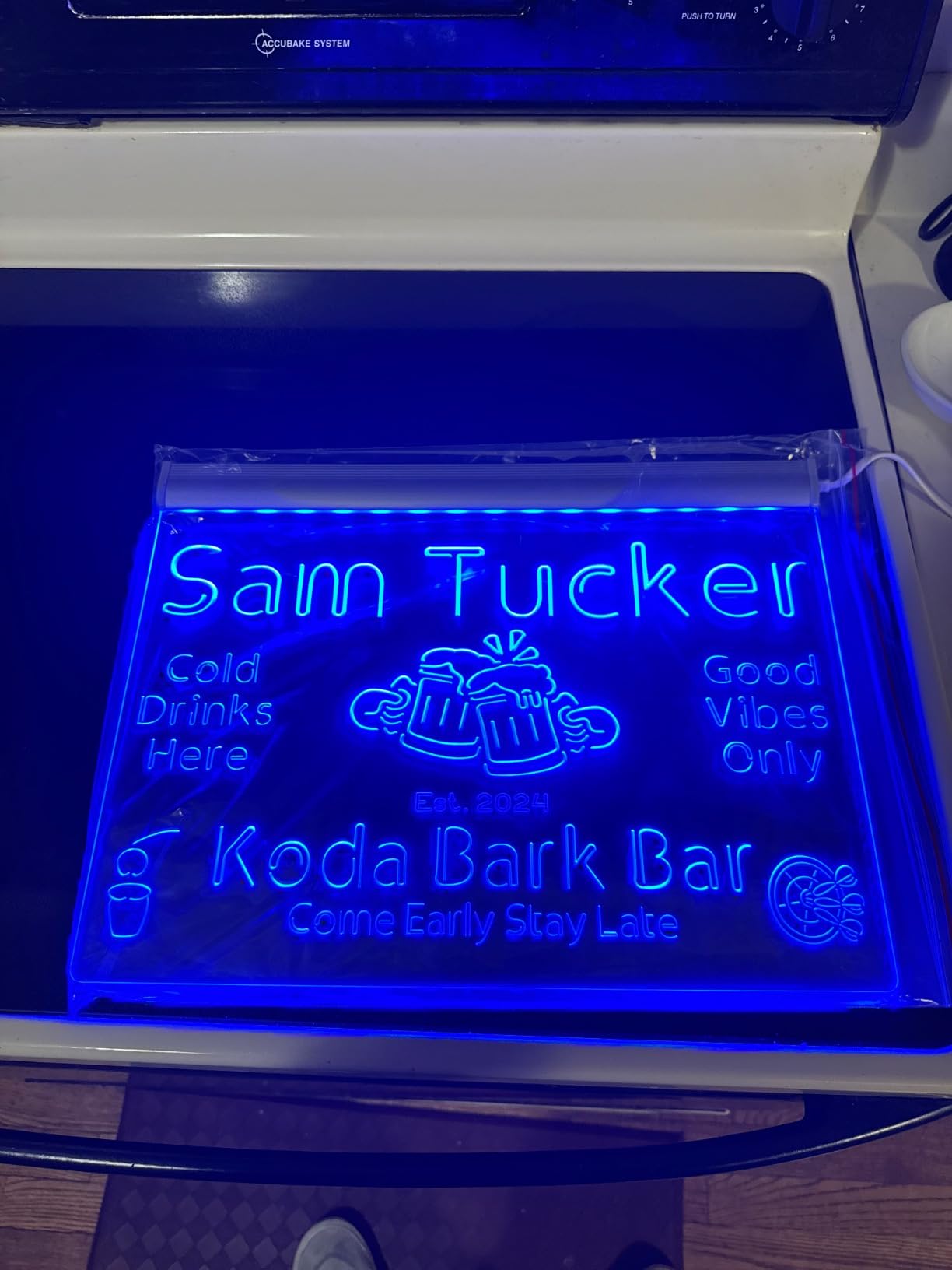 ADVPRO Personalized Your Name Custom Home Bar Beer Established Year Single Color LED Neon Sign 16 x 12 Inches customer photo 1