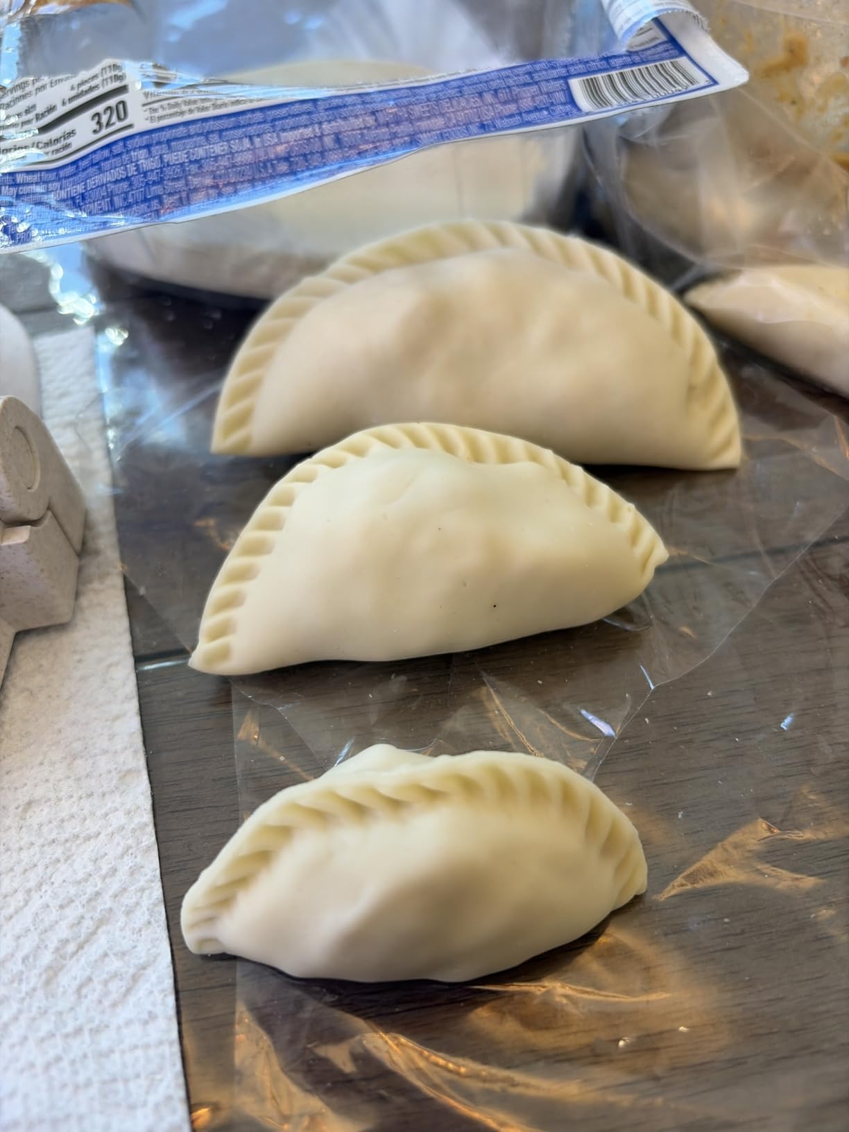 Empanada Maker Press, 5 Inch Extra Large Dumpling Maker Set | with Dough Cutter, 5