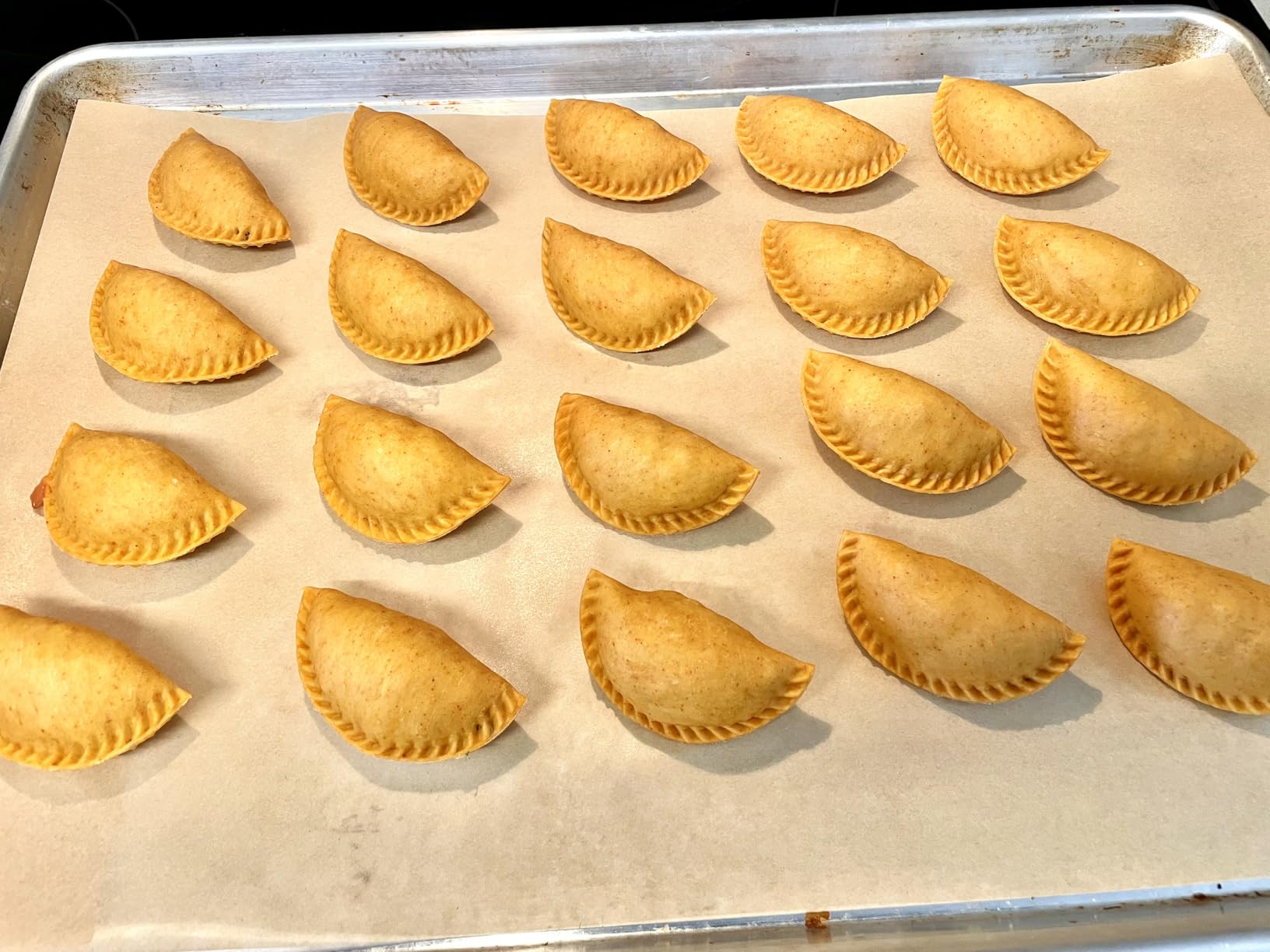 Empanada Maker Press, 5 Inch Extra Large Dumpling Maker Set | with Dough Cutter, 5