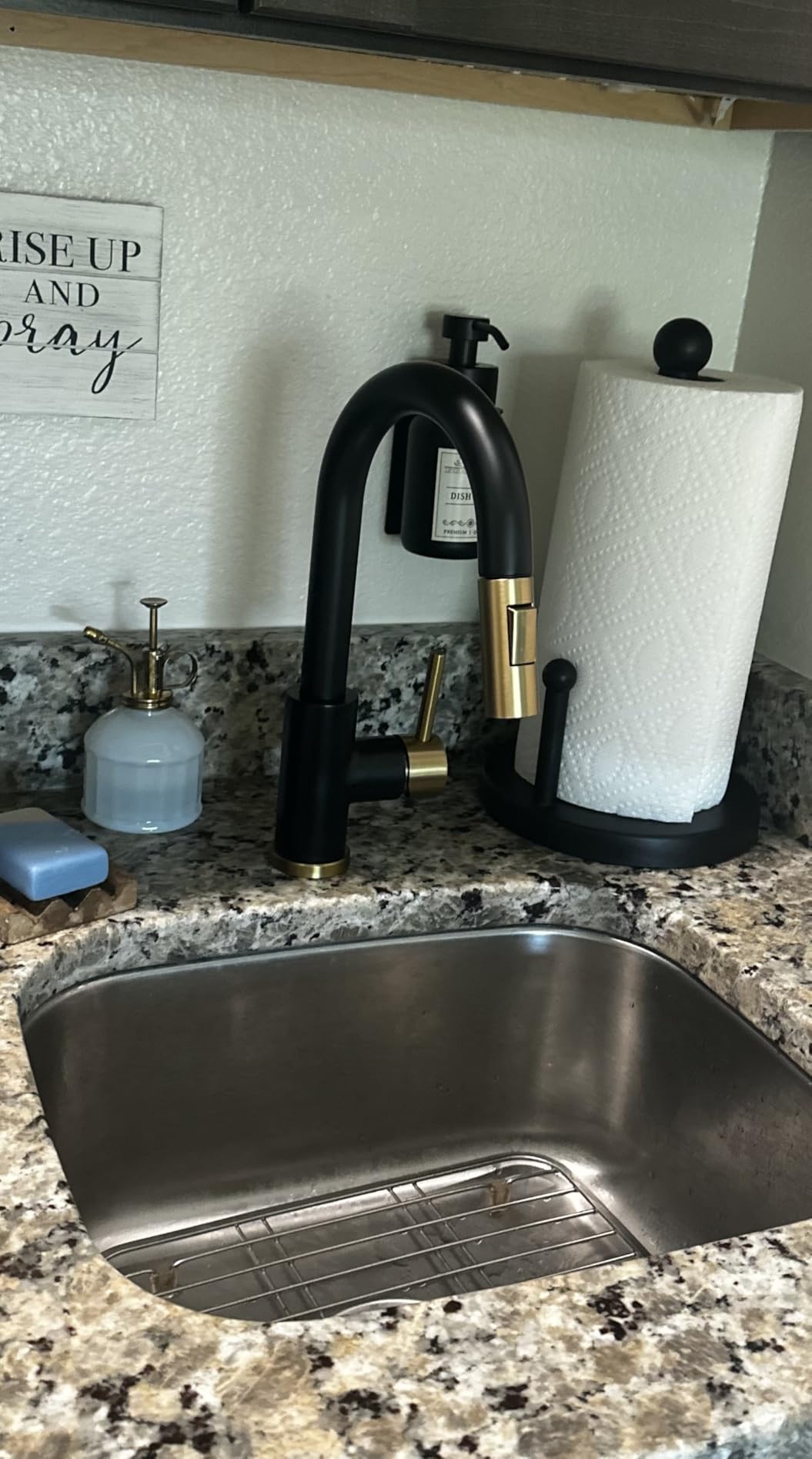 CENOSA Pot Filler Faucet Brushed Nickel for Kitchen Over Stove | 22.5 Inch Wall Mount Folding Stretchable Kitchen Stainless Steel Pot Filler Double Joint Swing Arm Two Handles NPT customer photo 1