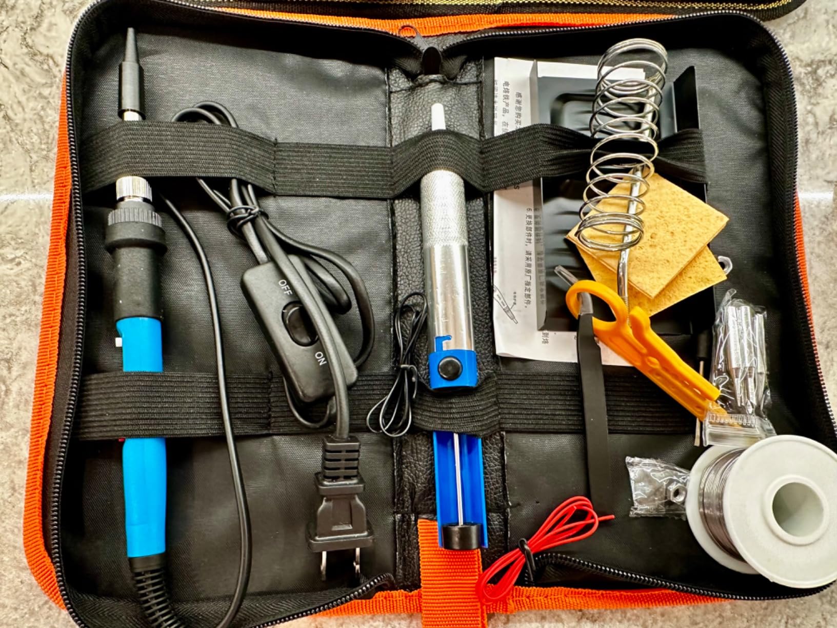 Stained Glass Kit for Adults with 100W Soldering Iron, 2mm 60/40 Solder Wire, Glass Cutter Tool Kit customer photo 1
