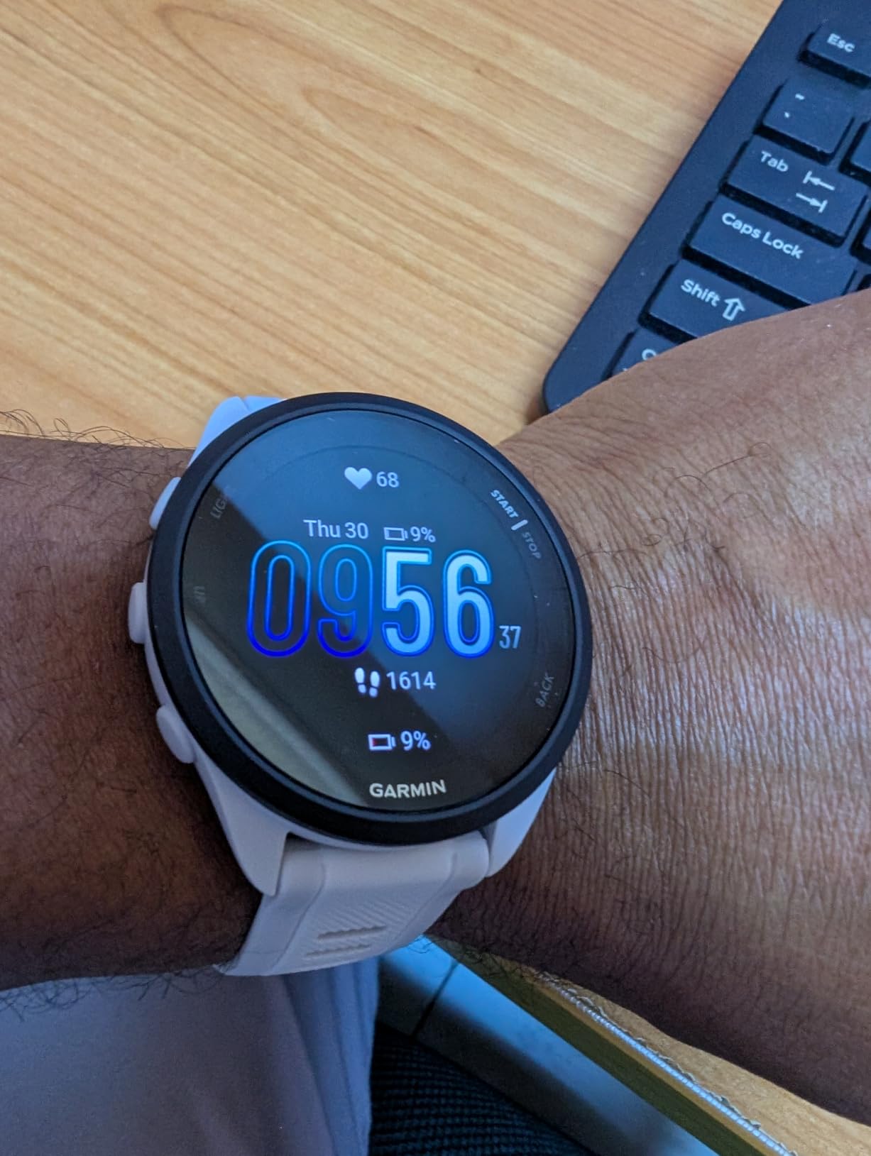 Garmin Forerunner 165, Running Smartwatch, 43mm, Black | Essential Training & Recovery Features, Built-In GPS for Distance, Pace & Speed, Garmin Coach, Daily Suggested Workouts customer photo 2