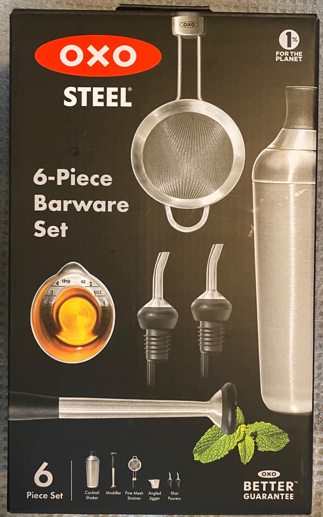 OXO Steel 6-Piece Barware Set customer photo 1