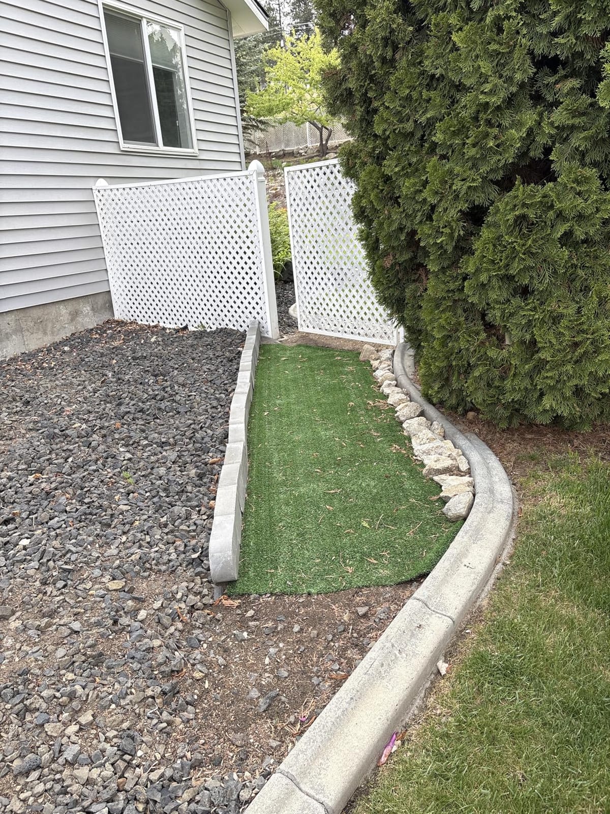 Ottomanson Artificial Grass Turf Runner Pro 31 inch x 12 ft | Fake Grass Rug for Gym Turf Lane, Putting Green & Sled Training, Indoor Outdoor Turf Mat with Drainage Holes, UV Resistant customer photo 2