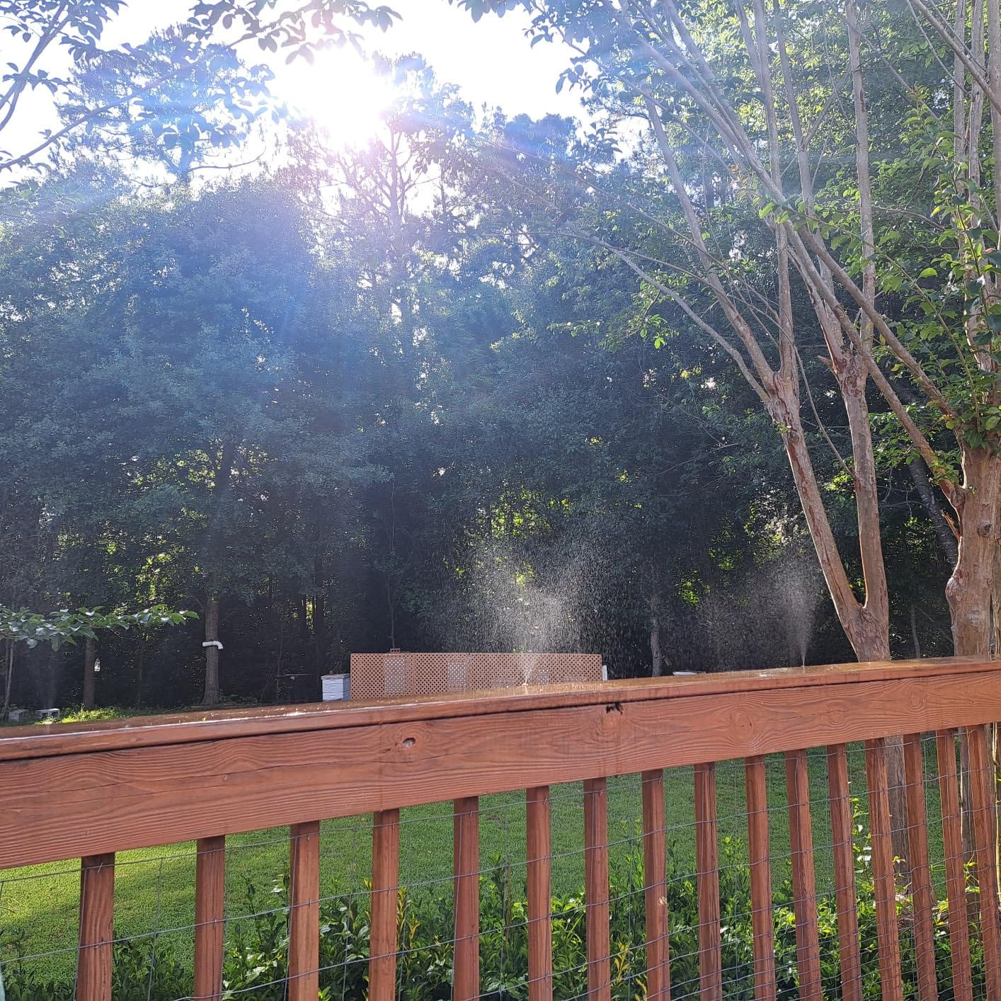 GOXAWEE Misting Cooling System, 26FT (8M) Mist Line, 7 Brass Mister Nozzles | 3/4