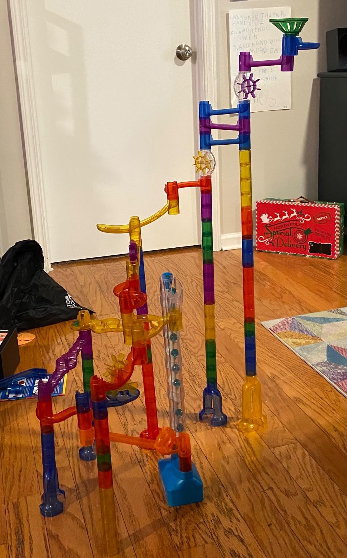 National Geographic Motorized Marble Run 150-Piece Building Set for Kids | Motorized Elevator, 30 Marbles, Storage Bag, Perpetual Motion Machine, Physics Learning, STEM Toy, Marble Maze customer photo 1