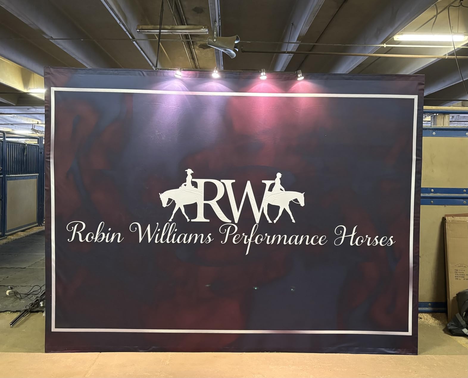 Custom Tension Fabric Display Stand Trade Show Backdrop Aluminum Pop Up Display | 7.5×7.5 FT Banner Backdrop Step and Repeat Stand with Collapsible Frame and Banner Set customer photo 1
