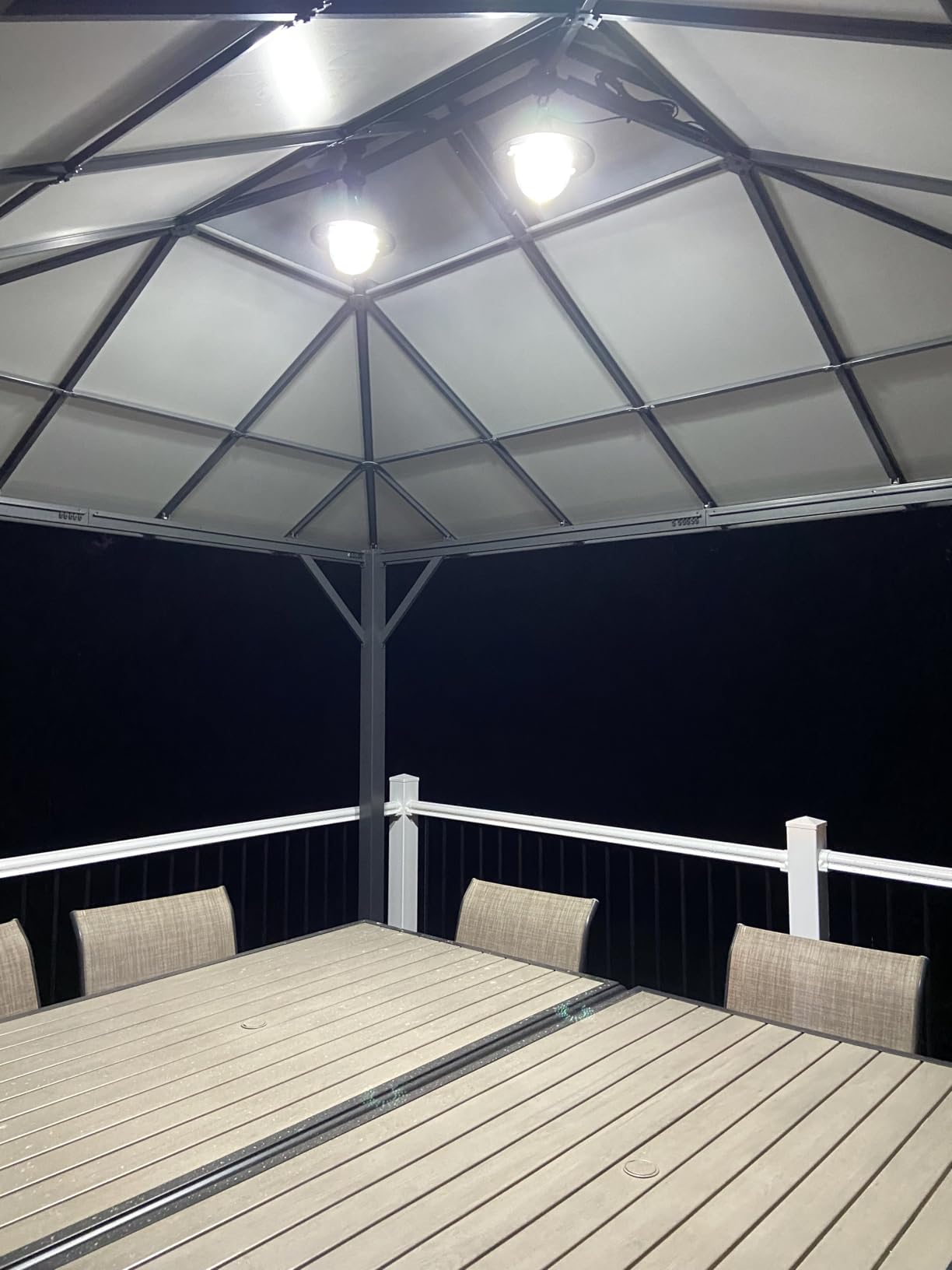 Solar Powered Shed Light Indoor Outdoor Pendant Lights with 2 Motion Sensor | Waterproof, Daytime Available, 3 CCT, Solar Hanging Lamp for Porch, Inside Home, Farmhouse, Gazebo, Chicken Coop customer photo 1