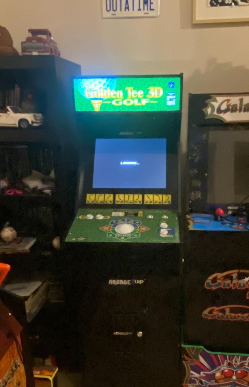 Arcade1Up Golden Tee 3D Deluxe Home Arcade, 8 Golf + Bowling Games | Over 5-Foot Video Game Machine with Trackball Controller customer photo 1