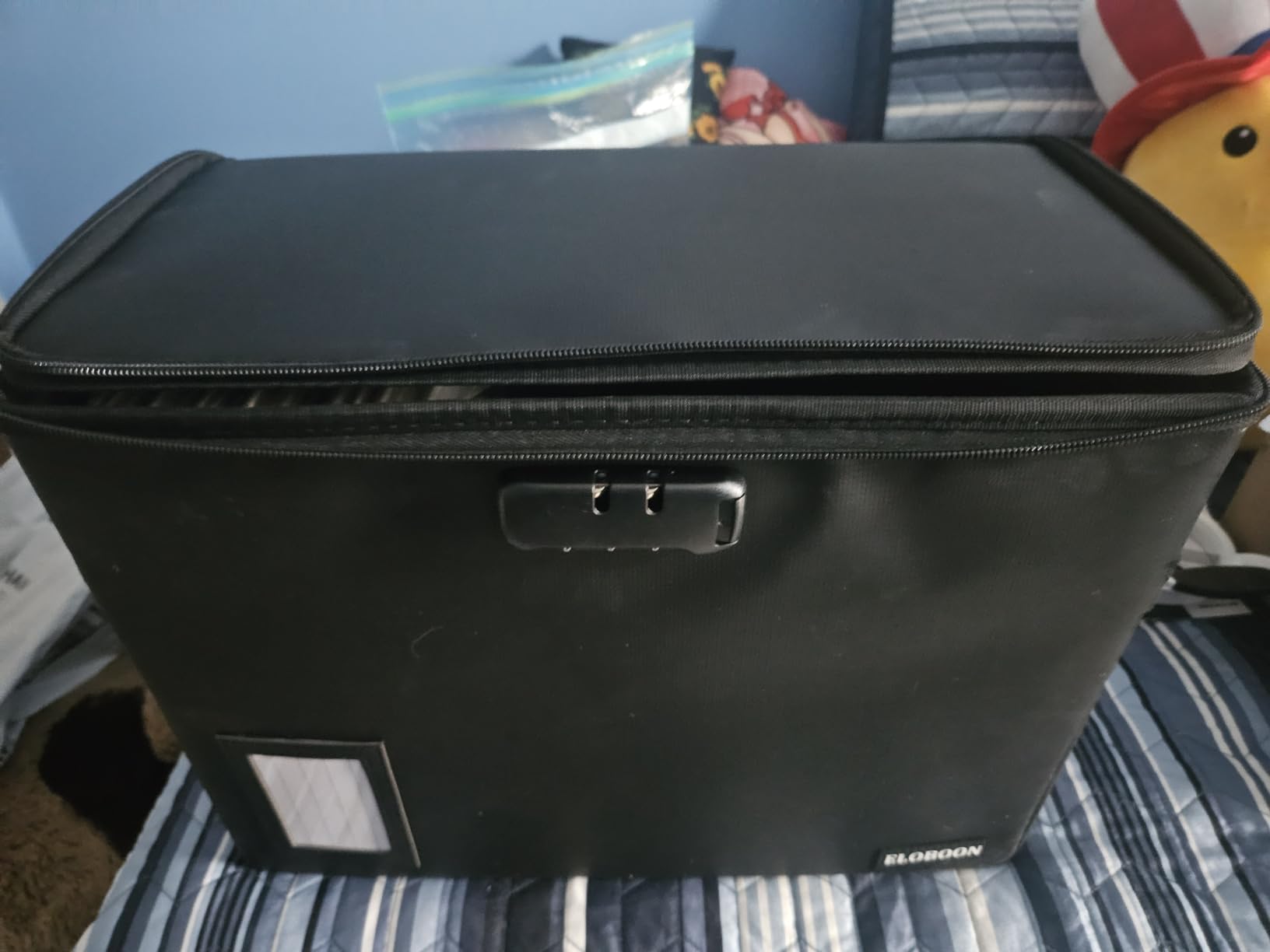 Fireproof Graded Comic Book Storage Box with Lock for 30 Comics | Water-Resistant, Moistureproof, Stackable CGC Comic Book Box with Internal Triple Dividers customer photo 2