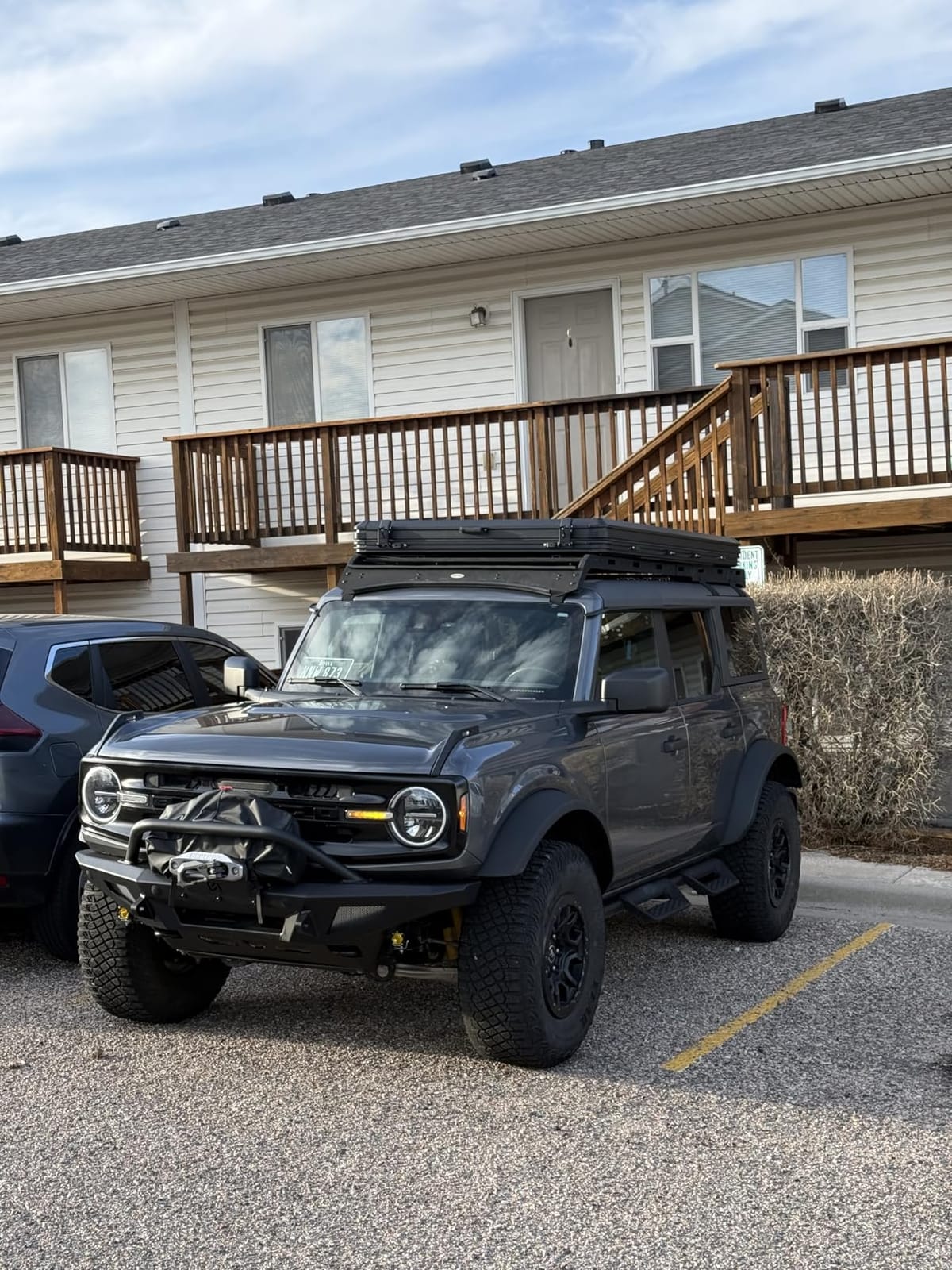 Hooke Road Full Roof Rack for 2021-2026 Ford Bronco & Raptor 4 Door Hardtop | Exclude Bronco Sport, Aluminum T-Slot Crossbars, 800 lb Load, Low Profile, Overland Cargo Storage customer photo 1