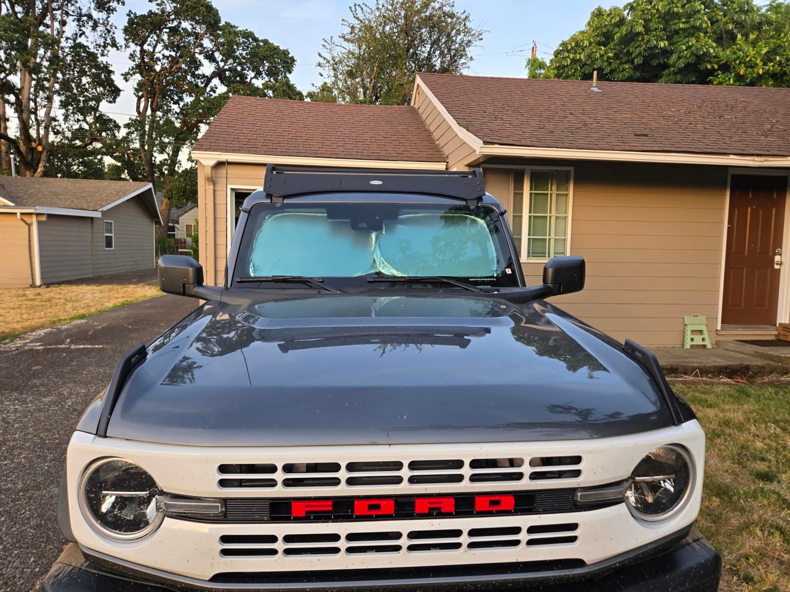 Hooke Road Full Roof Rack for 2021-2026 Ford Bronco & Raptor 4 Door Hardtop | Exclude Bronco Sport, Aluminum T-Slot Crossbars, 800 lb Load, Low Profile, Overland Cargo Storage customer photo 2