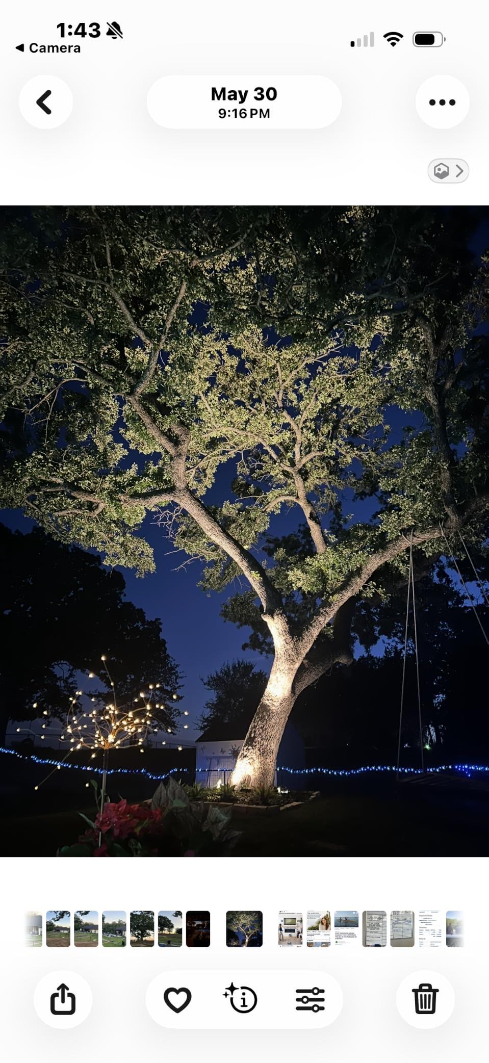 Gardencoin Outdoor Ring Tree Lights, 72W LED Landscape Uplighting for Trees, 3000K Warm White, Low Voltage IP65 Waterproof, 15.35 Inner Diameter, DC24V Driver Included, 10080 Lumens, Set of 6 customer photo 2