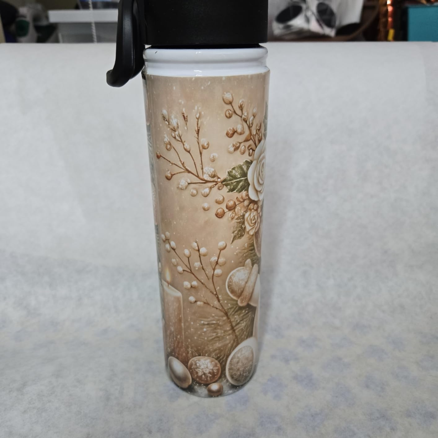 BetterSub 3-in-1 Tumbler Heat Press Machine Fits 10-40oz Mugs & Tumblers | Compatible 40oz 30oz 20oz 16oz Skinny Tumbler 11oz 15oz Mug Sublimation Heat Transfer Machine, Teal customer photo 2