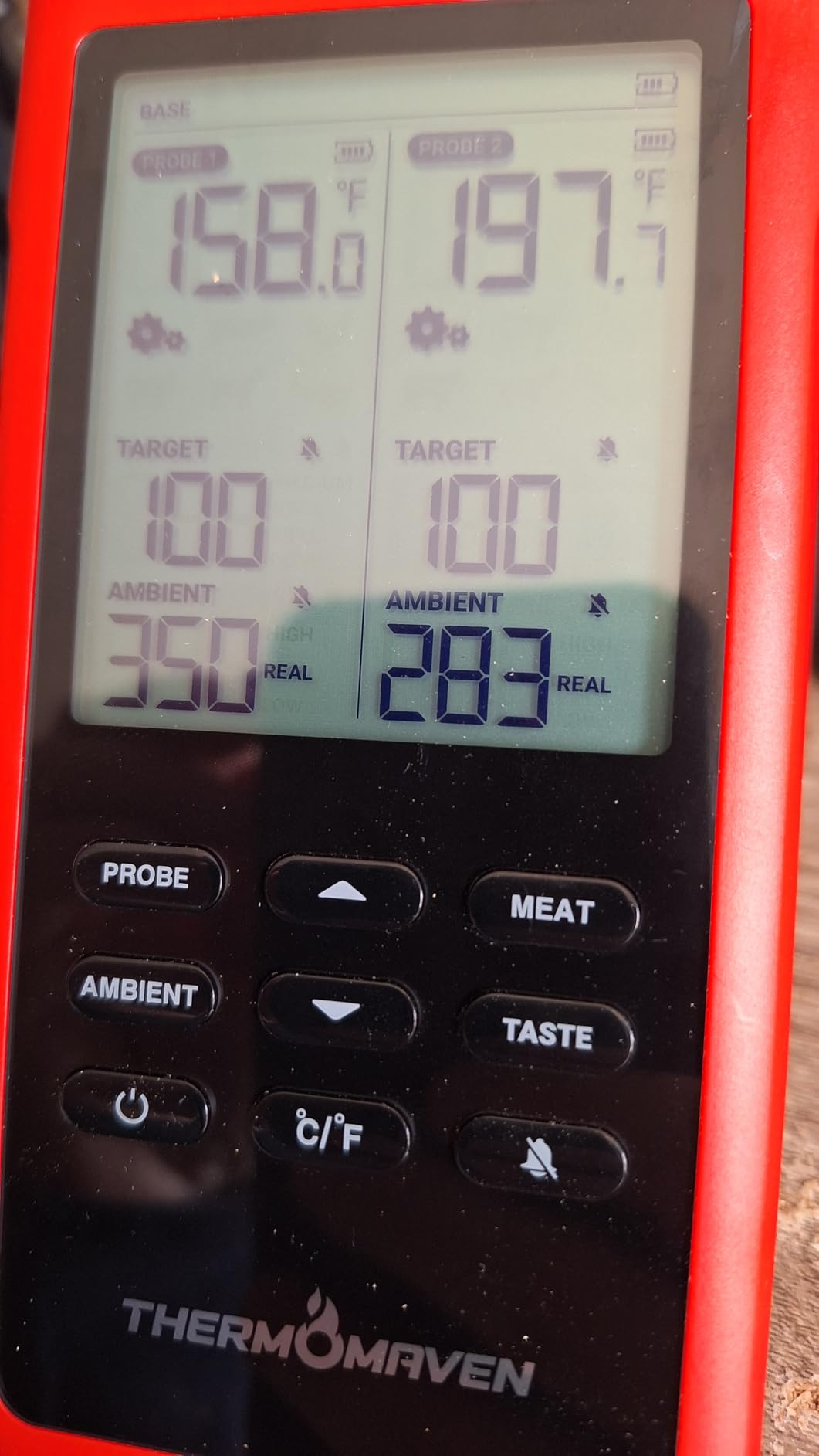 ThermoMaven WiFi Wireless Meat Thermometer, 2 Probes, Smart Base, 6 Sensors | Unlimited Monitor Range via APP, Commercial-Grade NIST Certified Accuracy customer photo 1