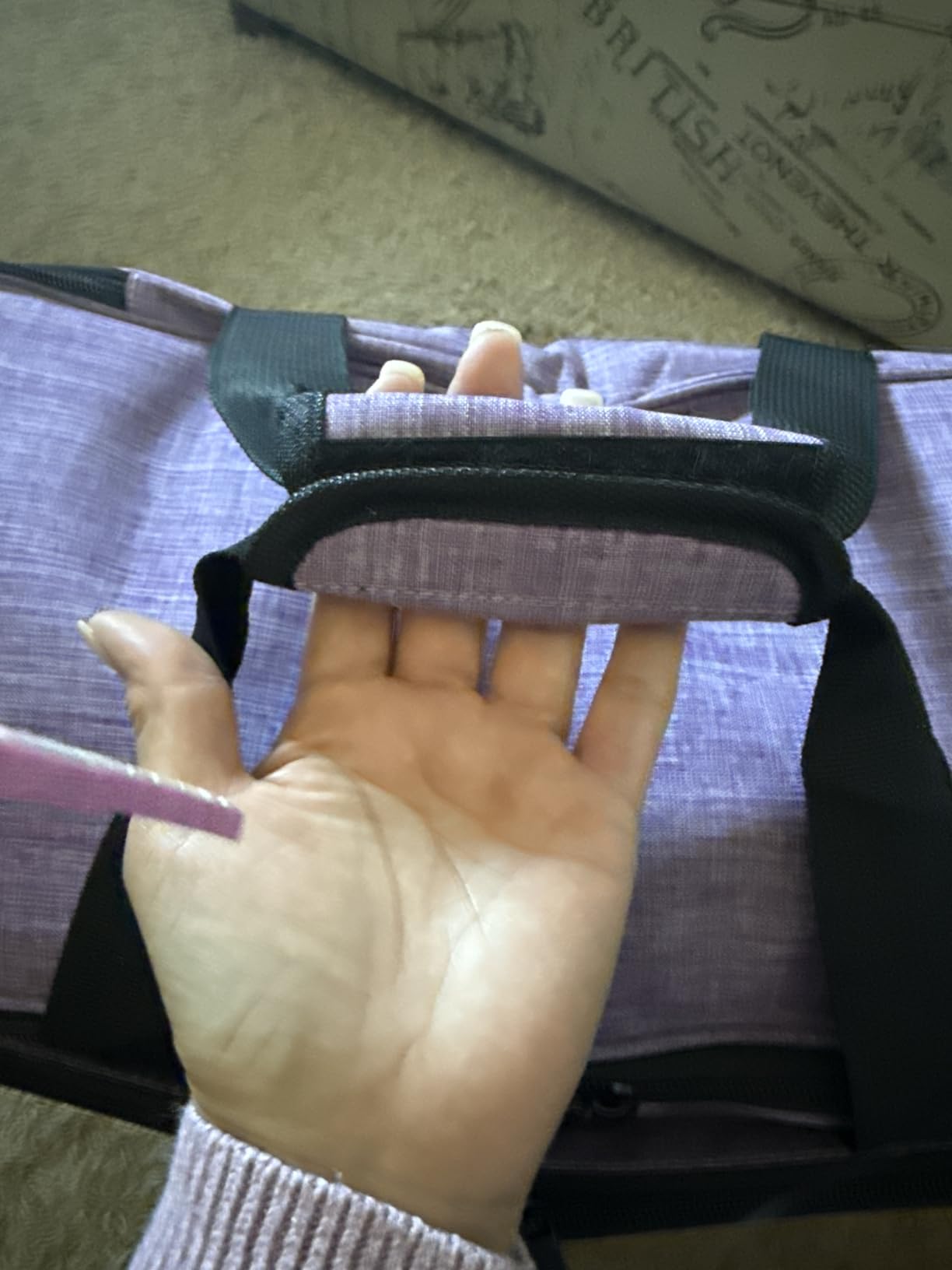 JJRING Portable Sewing Machine Carrying Case With Shoulder Strap, Grey | Heavy Duty Sewing Machine Tote Bag Suitable For Standard Sewing Machines customer photo 2