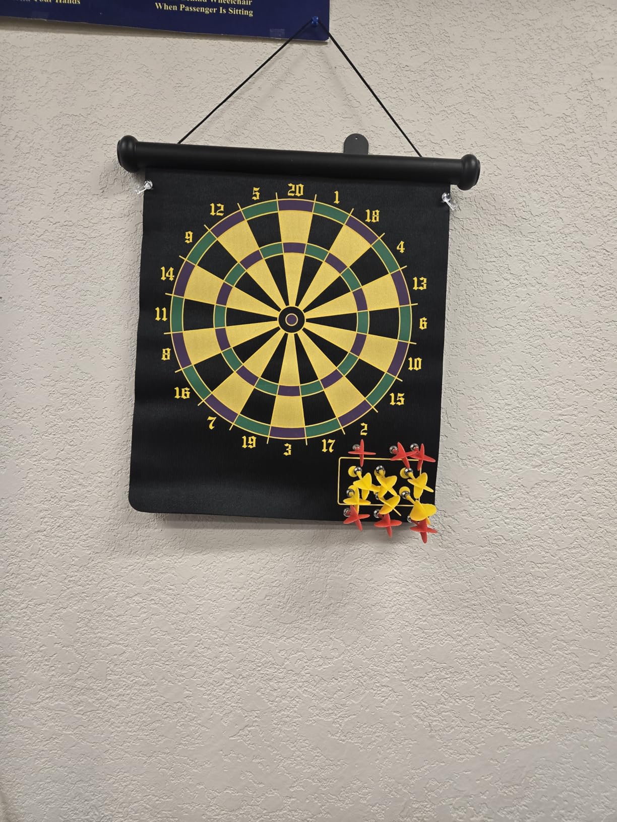 Magnetic Dart Board Set for Kids with 12 Darts - Indoor/Outdoor Safe Games for Boys & Girls Teens, Birthday Gifts Game Room Decor Toys customer photo 1