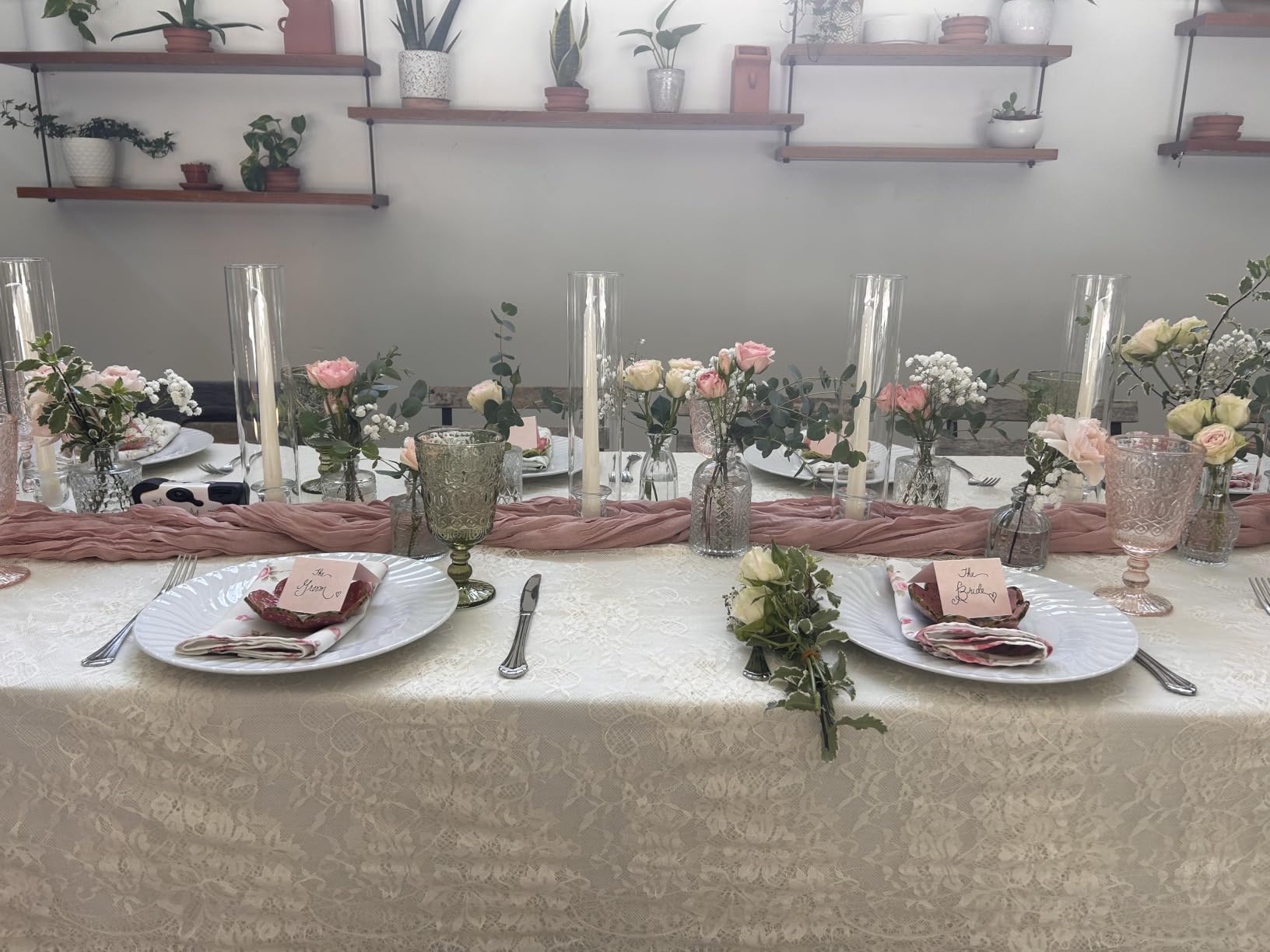 Glass Bud Vase Set of 32PCS Wedding Centerpieces for Tables, Mini Clear Bud Vases for Flowers, Small Flower Vases Suitable for Birthday Party, Anniversary, Wedding, Baby Shower (Clear, 32PCS) customer photo 1