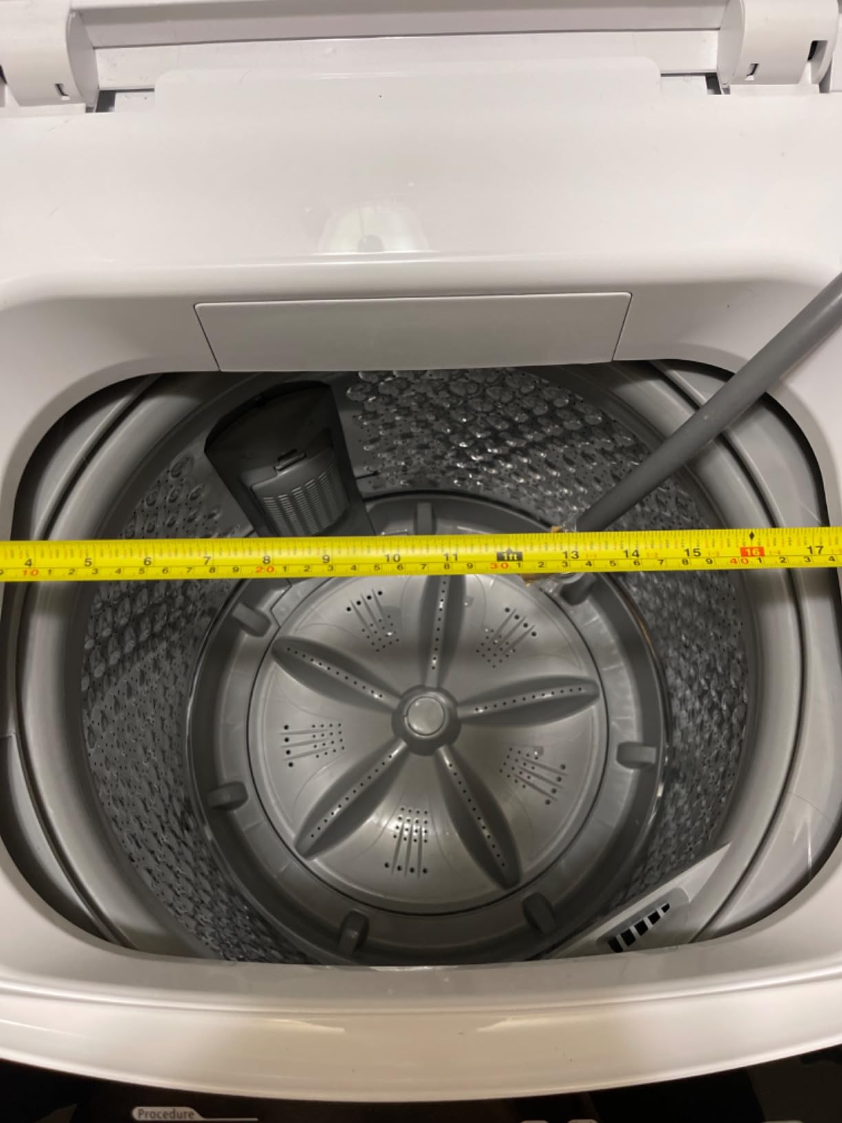 BLACK+DECKER 4.5 Cu. Ft. Front Load Washer, 120V, BFLW45M, White | Full Size Washing Machine with 12 Cycles, ENERGY STAR certified Washer Machine, Hot & Cold Inlet Hoses, LED Display customer photo 1