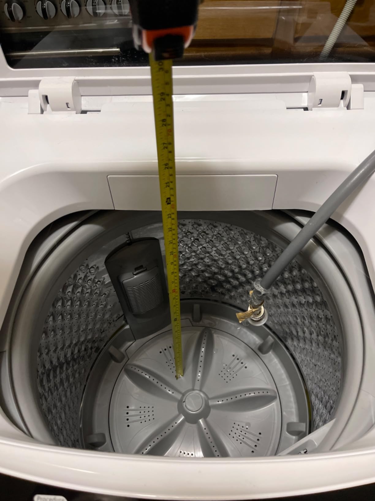 BLACK+DECKER 4.5 Cu. Ft. Front Load Washer, 120V, BFLW45M, White | Full Size Washing Machine with 12 Cycles, ENERGY STAR certified Washer Machine, Hot & Cold Inlet Hoses, LED Display customer photo 2