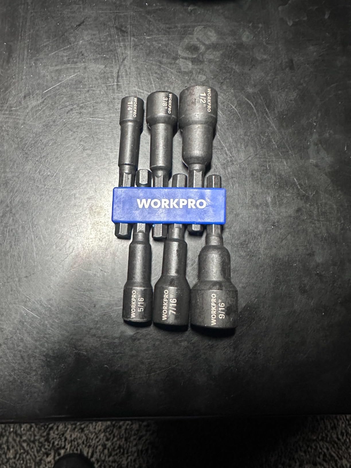 WORKPRO 27 PCS Magnetic Nut Driver Set with Quick-Release Extensions | Impact Drill Driver Bit 1/4