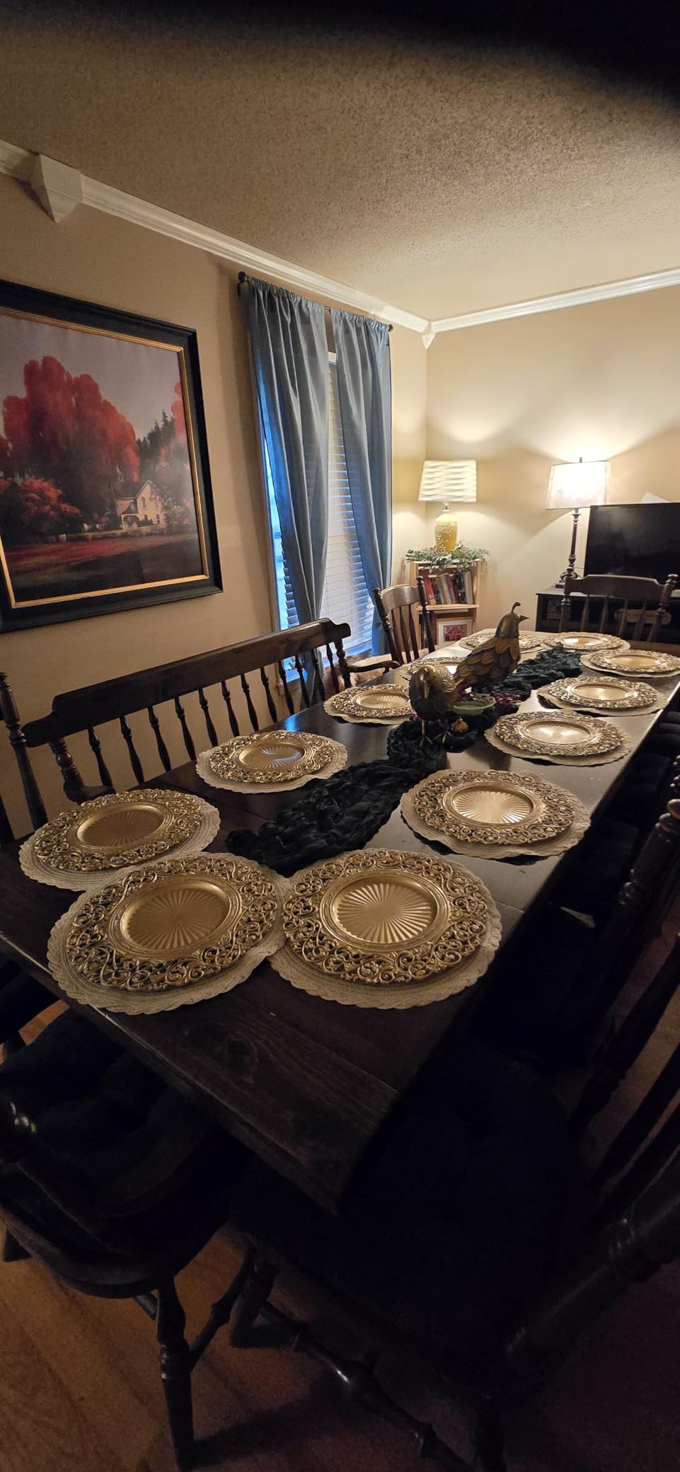 Fall Table Runner, 10FT Thanksgiving Terracotta Cheesecloth Table Runner 35*120inch Burnt Orange Decor for Autumn Fall Wedding Baby Shower Friendsgiving Thanksgivig Home Kitchen Table Decorations customer photo 2