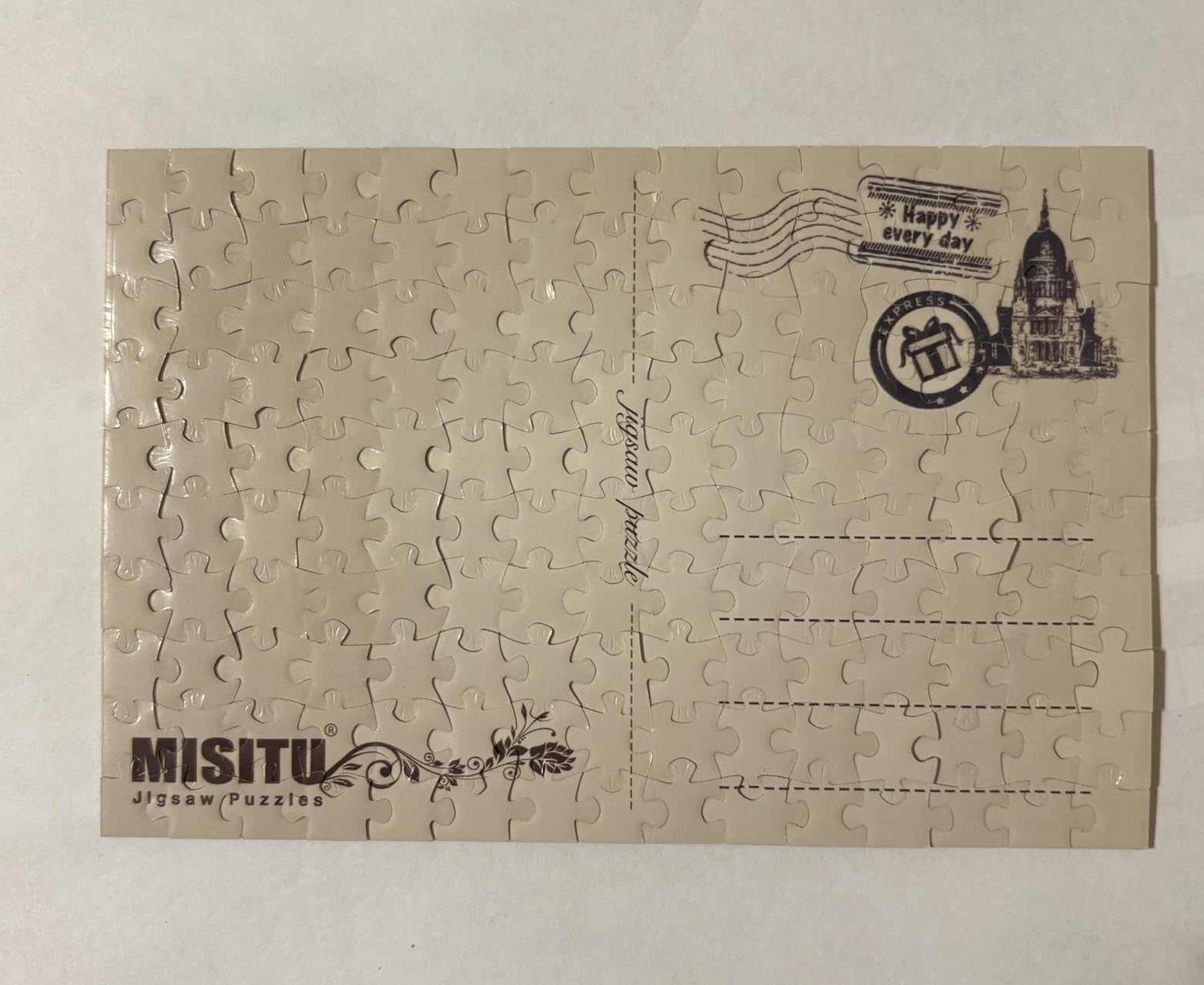 MISITU Small Jigsaw Puzzles for Adults Challenging Puzzle Small Puzzles Mini Jigsaw Puzzles 150 Pieces Micro Tiny Puzzle Abstract Art Puzzles Travel Puzzles 6 x 4 Inches, 4 Packs customer photo 1