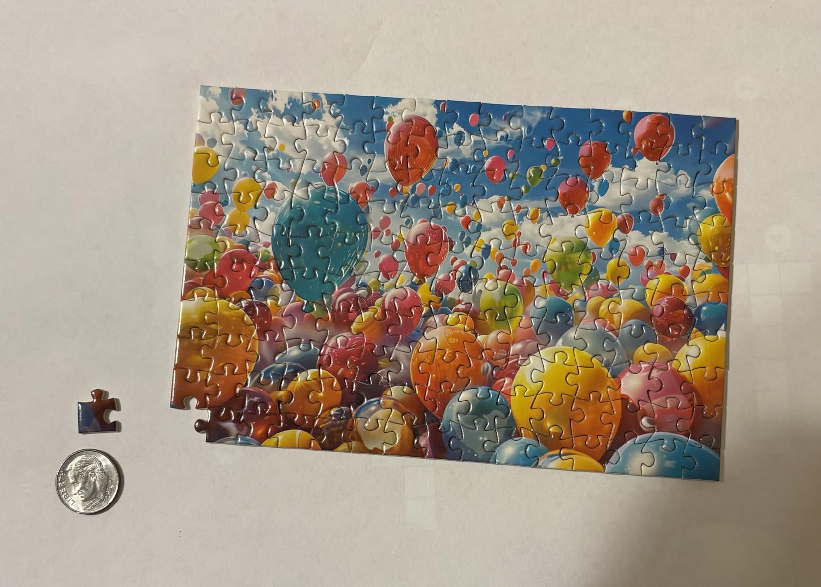MISITU Small Jigsaw Puzzles for Adults Challenging Puzzle Small Puzzles Mini Jigsaw Puzzles 150 Pieces Micro Tiny Puzzle Abstract Art Puzzles Travel Puzzles 6 x 4 Inches, 4 Packs customer photo 2