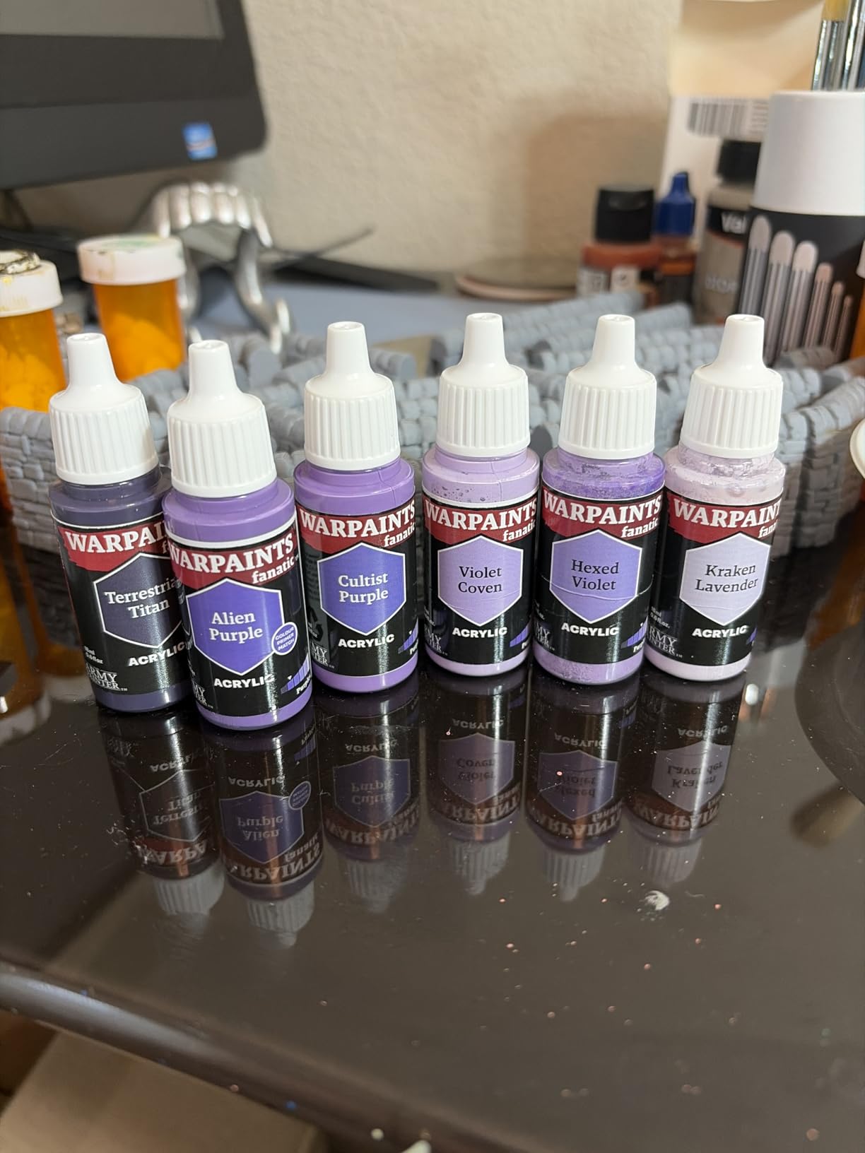 The Army Painter, Warpaints Fanatic Flexible Triad: Cool Reds 6x18ml | Quality Acrylic Miniature Hobby Model Paint Set for Dnd & Warhammer 40K Figures customer photo 1