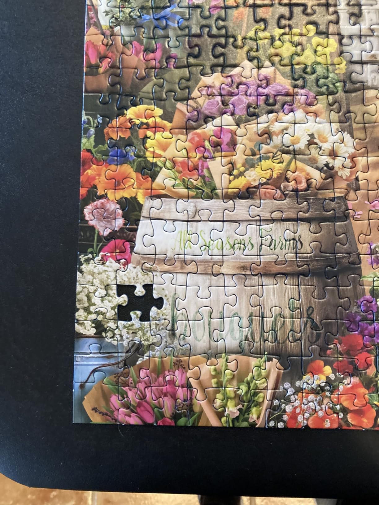 Ravensburger All Seasons Flower Shop 1000 Piece Jigsaw Puzzle for Adults - Colorful Botanical Arrangements - Enhanced Anti-Glare Surface customer photo 2