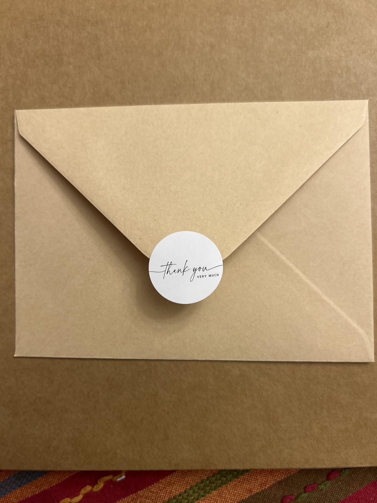 SPIRITDUST 52-pack Thank You Cards Bulk with Kraft Envelopes & Matching Stickers, 3.5x5 Inches, Minimalist Design | Perfect for Business, Weddings, Baby & Bridal Showers, Graduations & Funerals. customer photo 1