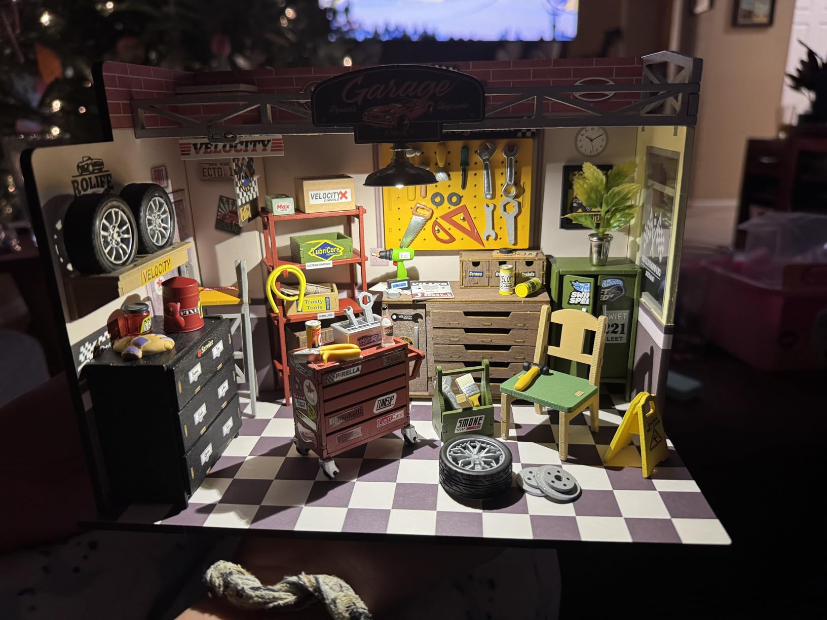 Rolife Display Box for Hobby Collectibles | Tool-free Assembly, Clear Acrylic Display Case for Miniature House, Dust Cover Showcase Clear Stackable Storage Bin customer photo 1