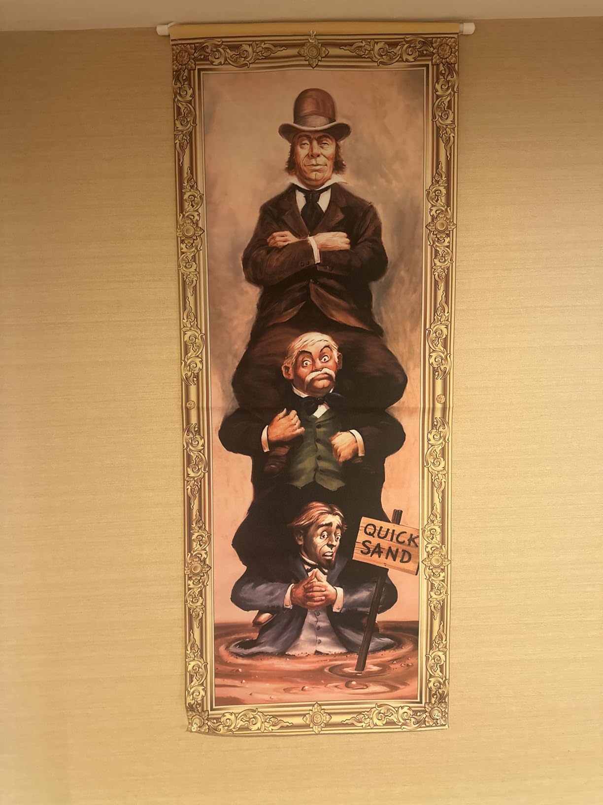 Halloween Decorations Large 4 PCS Haunted Mansion Stretching Portraits Vintage Vinyl Backdrop Decor Outdoor Horror Poster for Indoor Holiday Home Wall Art Wallpaper Hanging Porch Sign Banner Party customer photo 2