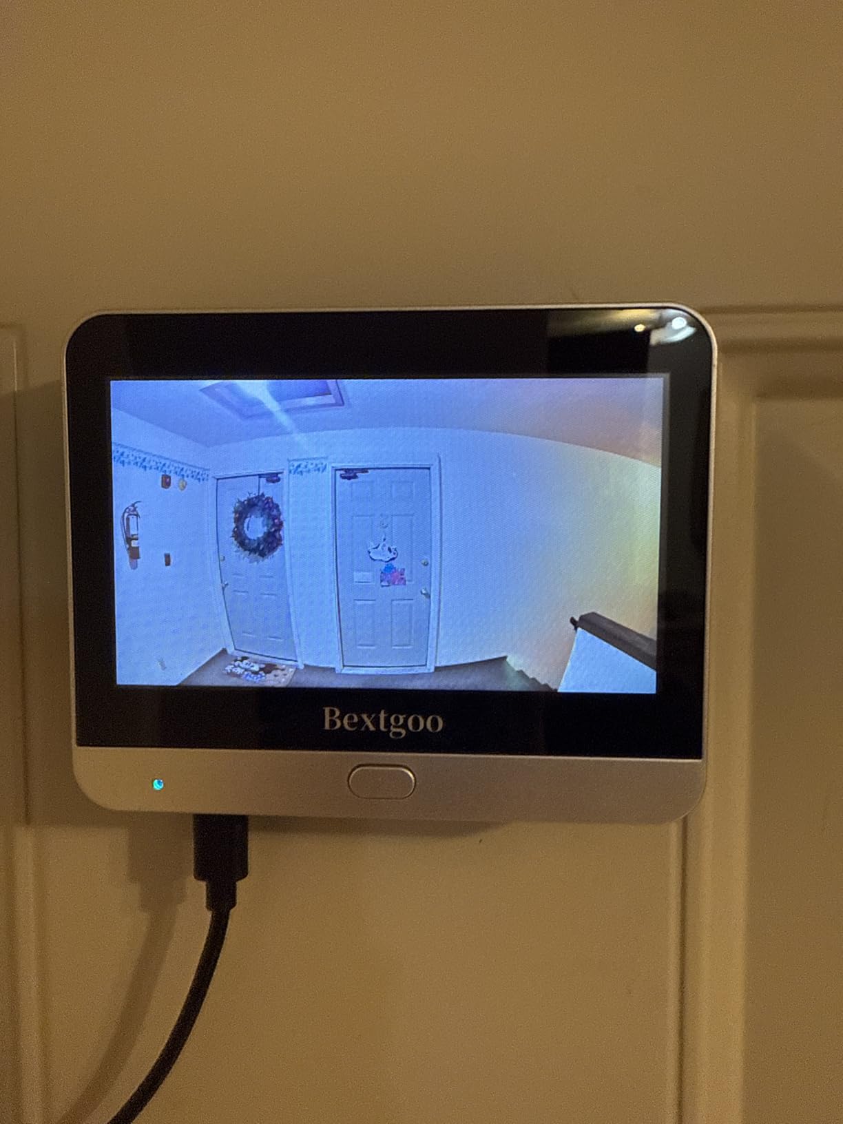 2K Video Peephole Doorbell Camera with 32GB Memory Card, Door Viewer with 4.3