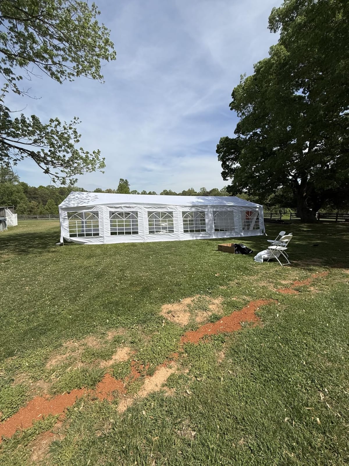 Quictent 20x40ft Party Tent Heavy Duty Outdoor Canopy Tent Carport Wedding Event Shelter BBQ Wedding Tents for Parties with Storage Bags(Church) customer photo 1