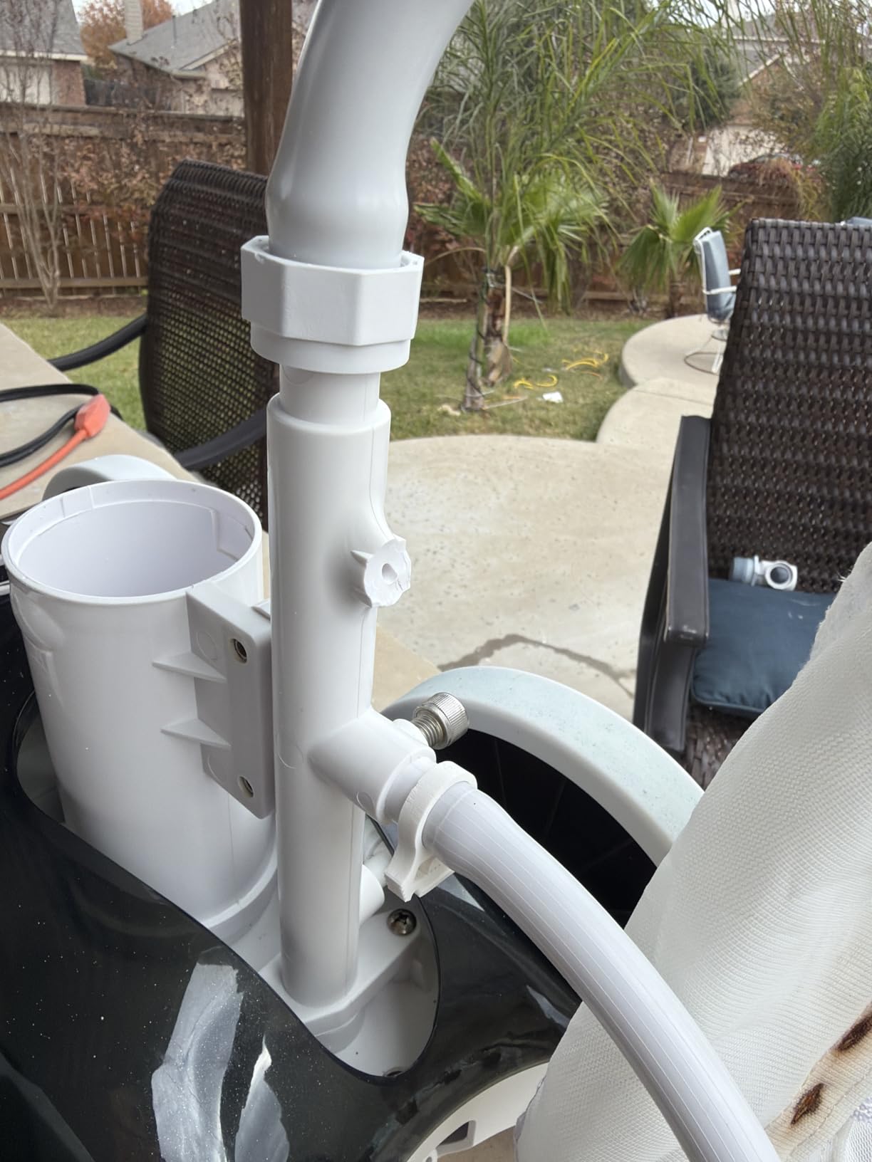 Upgrade Pool Pressure Side Sweeper: Professional Solution for Cleaning Your Swimming Pool (Four Wheels Better Than Three) customer photo 1