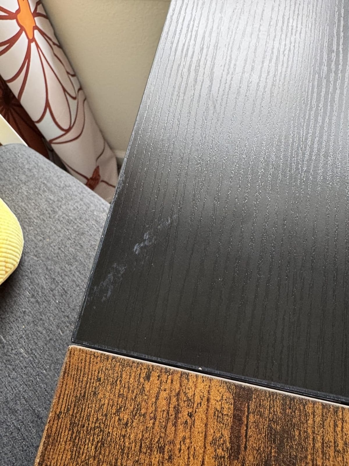 Bar Table, Kitchen Dining Table, Bar Counter Height Table, Pub Color Matching Breakfast Table, for Dining Room, Tavern, Coffee Corner, Party, Rustic Brown and Black BT02BR customer photo 1