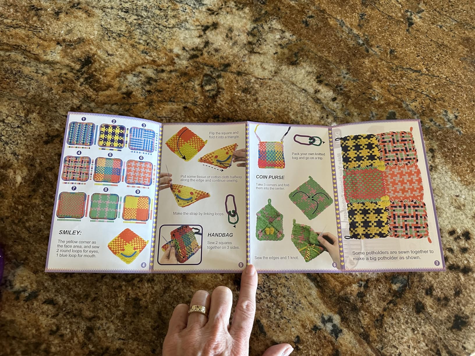 Weaving Loom Kit Toys Crafts - Arts and Crafts for Kids and Adults - Great Birthday Gifts for Girls Ages 6 7 8-12 13 Years Old - Sturdy Frame Potholder Loom Making Kits Portable Box and Craft Loops customer photo 1