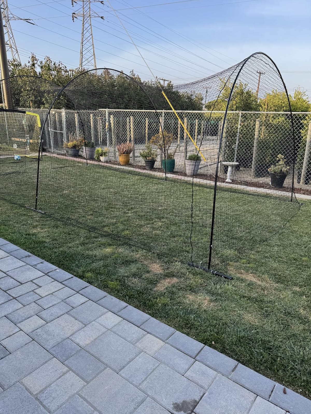 RIIFRILY Portable Baseball Batting Cage Net with Sturdy Steel Frame | 20FTX12X8FT/ 30FTX12X8FT Batting Cages for Backyard Softball Baseball Batting Hitting Training Net with Carry Bag customer photo 2