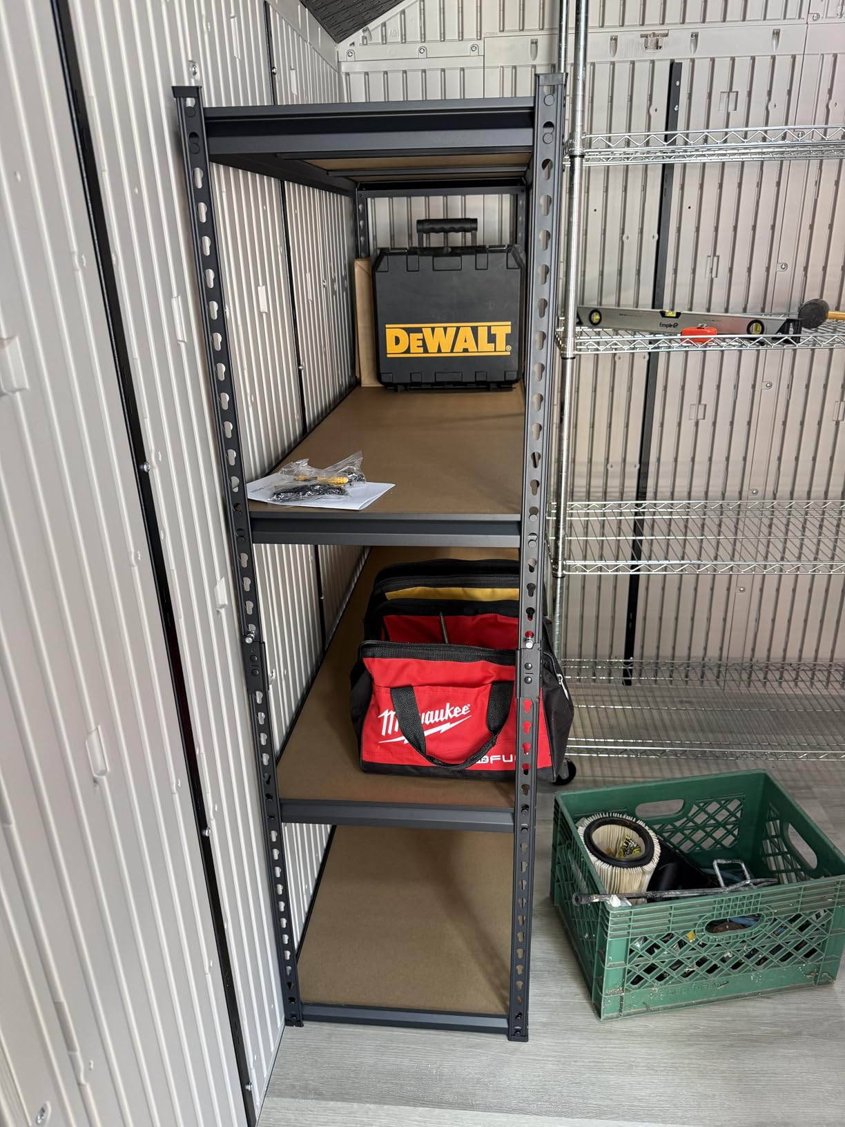 reibii 3080LBS Garage Shelving for Warehouse, 48