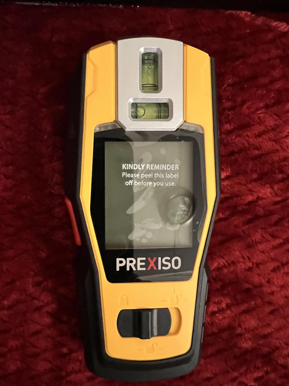 PREXISO 2-in-1 Stud Finder with Laser Level, Rechargeable Cross Line Laser | Multi Surface Lazer Leveler Wall Stud Scanners Tool for Hanging Frame & Picture, Wood Ac Wire Metal Stud Joist Pipe Detection customer photo 1