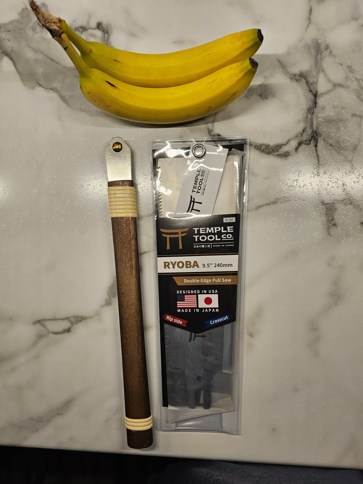 Japanese Pull Saw - 9.5 Ryoba Hand Saw with Rip-cut and Crosscut - Wood Saw for Dovetails, Tenons, Joinery, Cutting Boards to Length & Width- Temple Tool Co. customer photo 1
