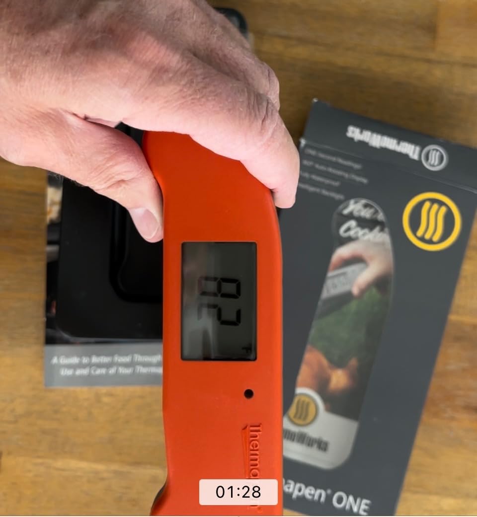 ThermoWorks Thermapen ONE, No. 1 Recommended Instant-Read Thermometer - Cayenne Pepper Red customer photo 1