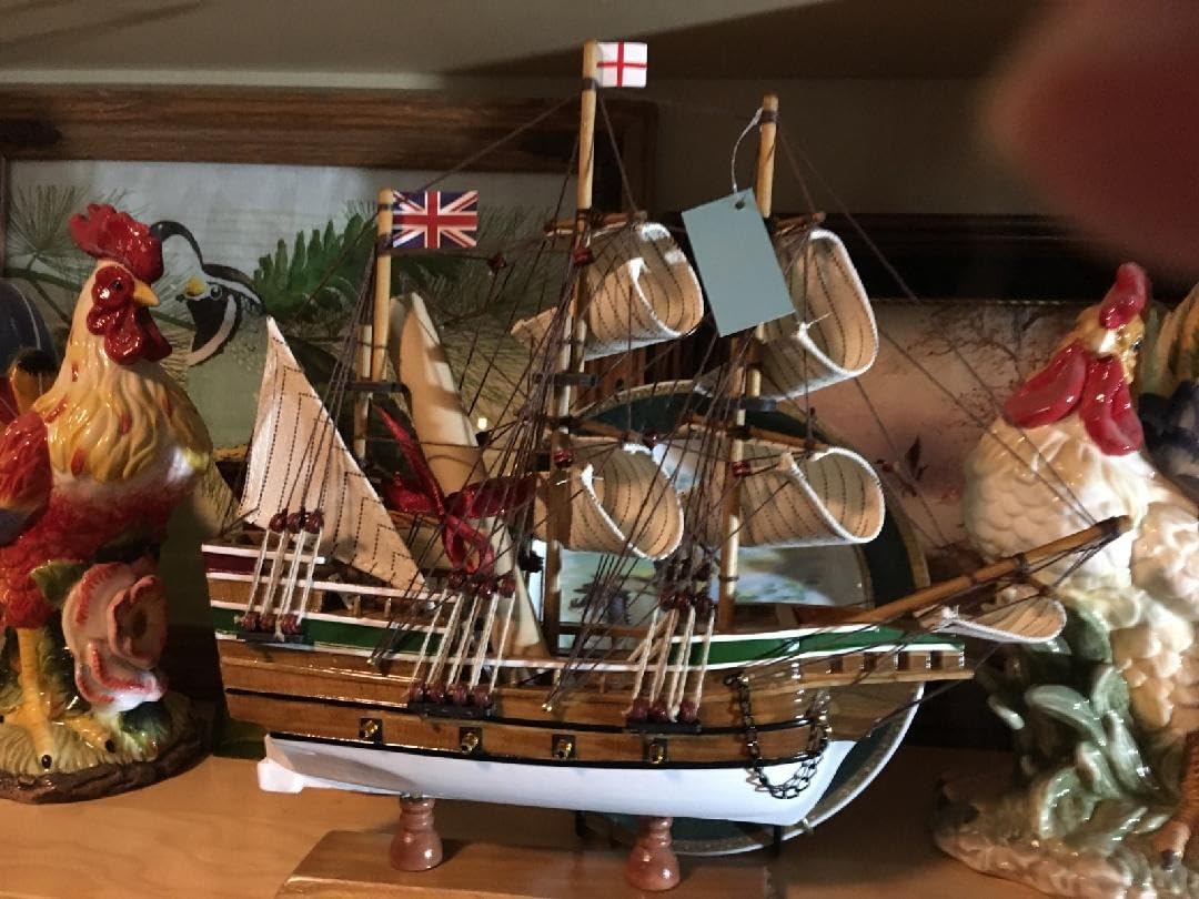 SAILINGSTORY Wooden Model Ship Mayflower 1/60 Scale Replica | Handcraft Authentic Details, Nautical Decor, Sailboat Model customer photo 1